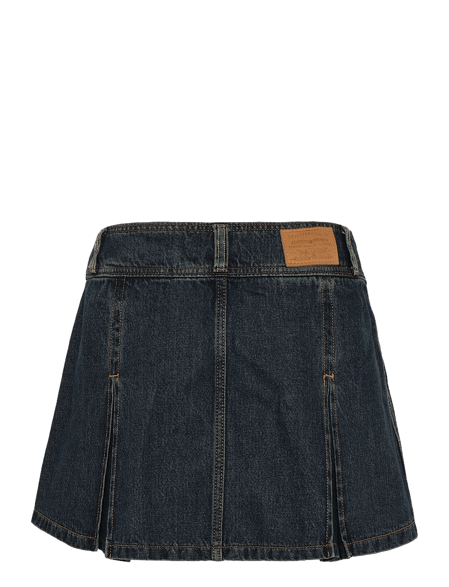 Levi's® - INVERTED PLEAT MINI HAPPY TALE - plisserade kjolar - dark indigo - flat finish - 1