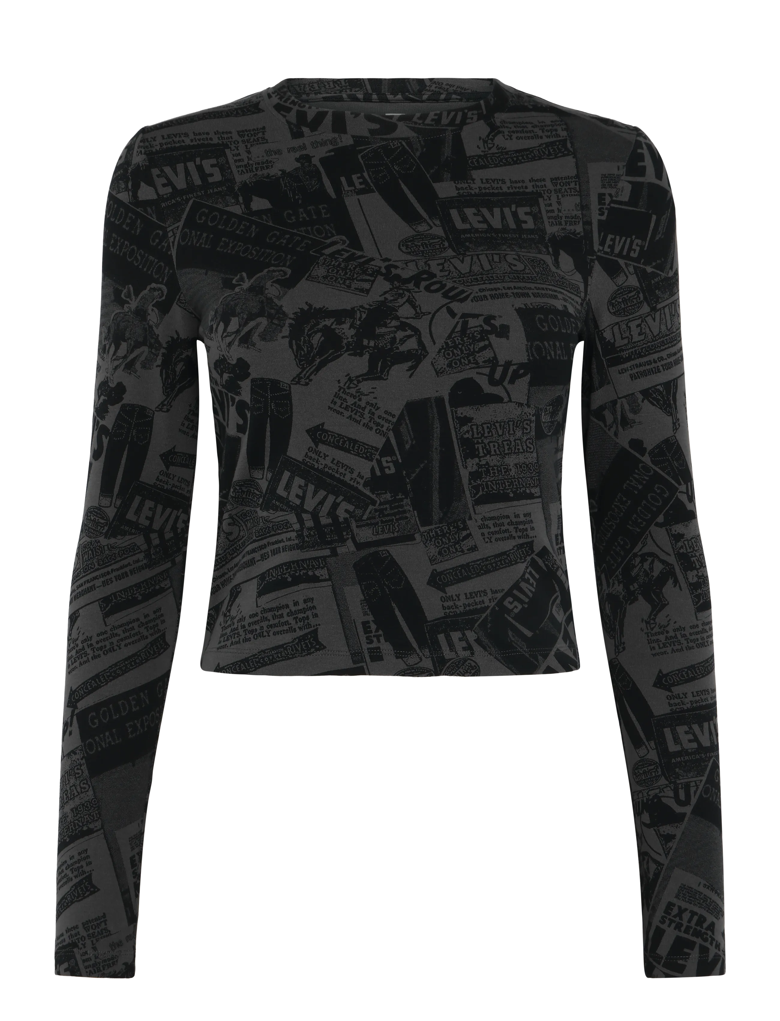 Levi's® - GR ESSENTIAL BABY LS LS HERITA - langærmede toppe - blacks - 1