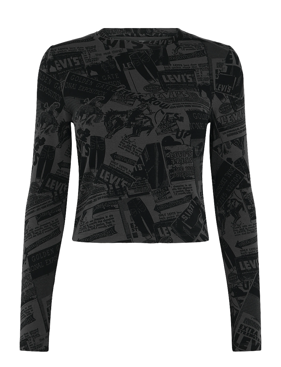 Levi's® - GR ESSENTIAL BABY LS LS HERITA - langærmede toppe - blacks - 1