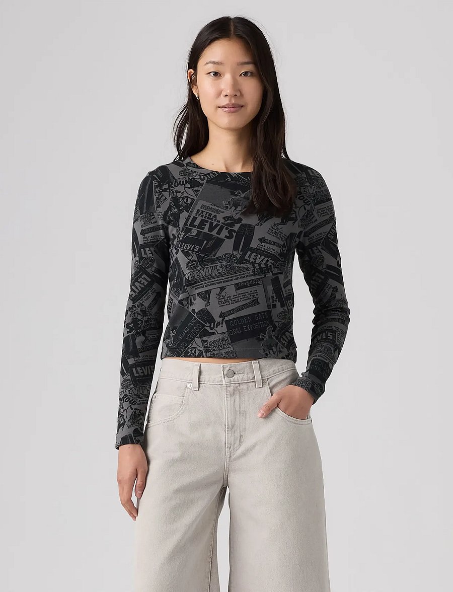 Levi's® - GR ESSENTIAL BABY LS LS HERITA - langærmede toppe - blacks - 3