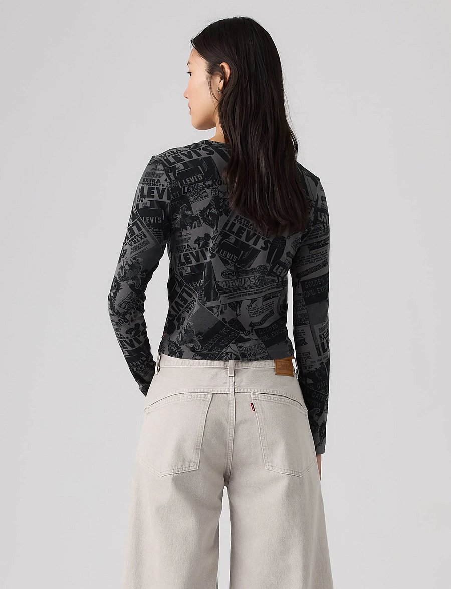 Levi's® - GR ESSENTIAL BABY LS LS HERITA - langærmede toppe - blacks - 4