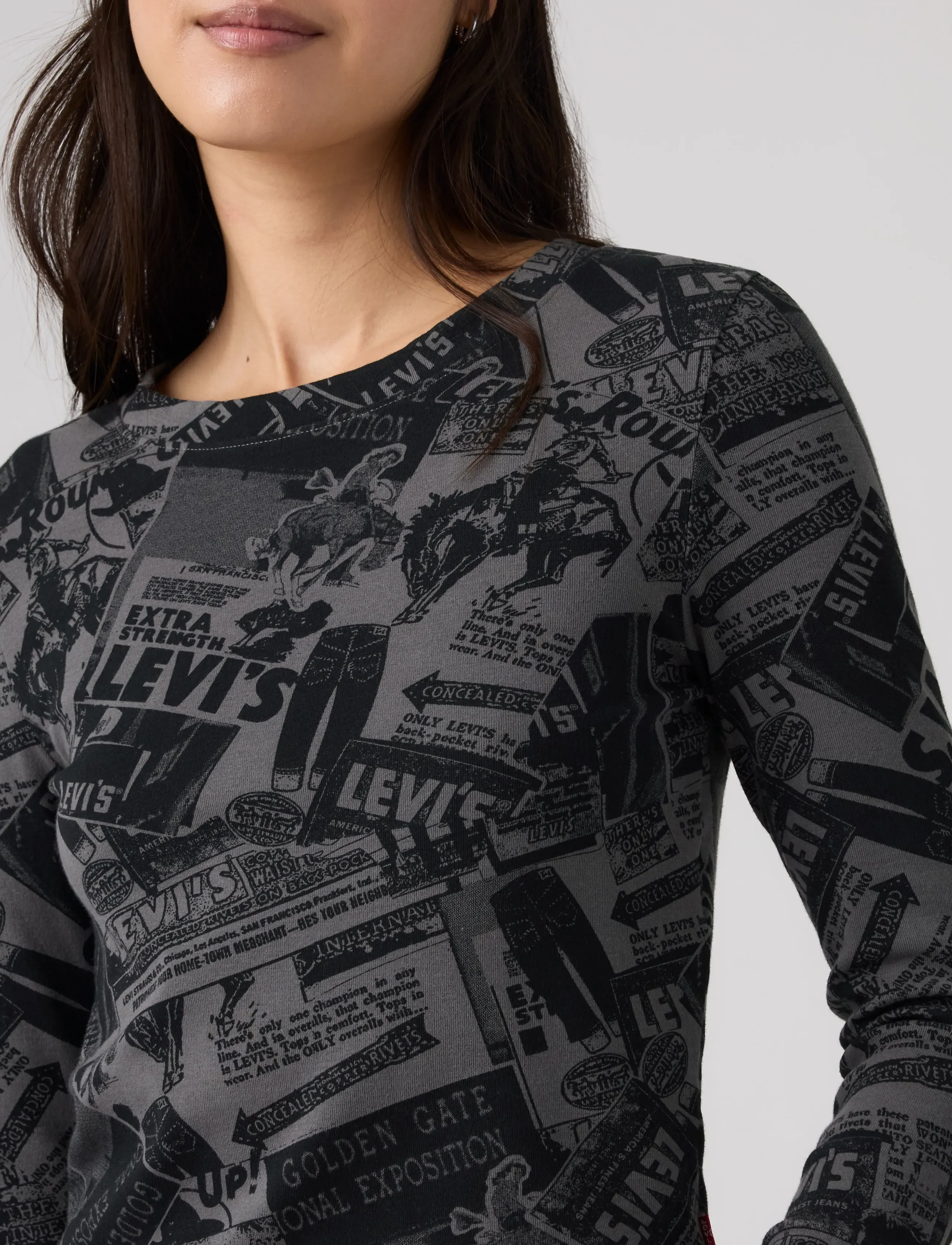 Levi's® - GR ESSENTIAL BABY LS LS HERITA - langærmede toppe - blacks - 5