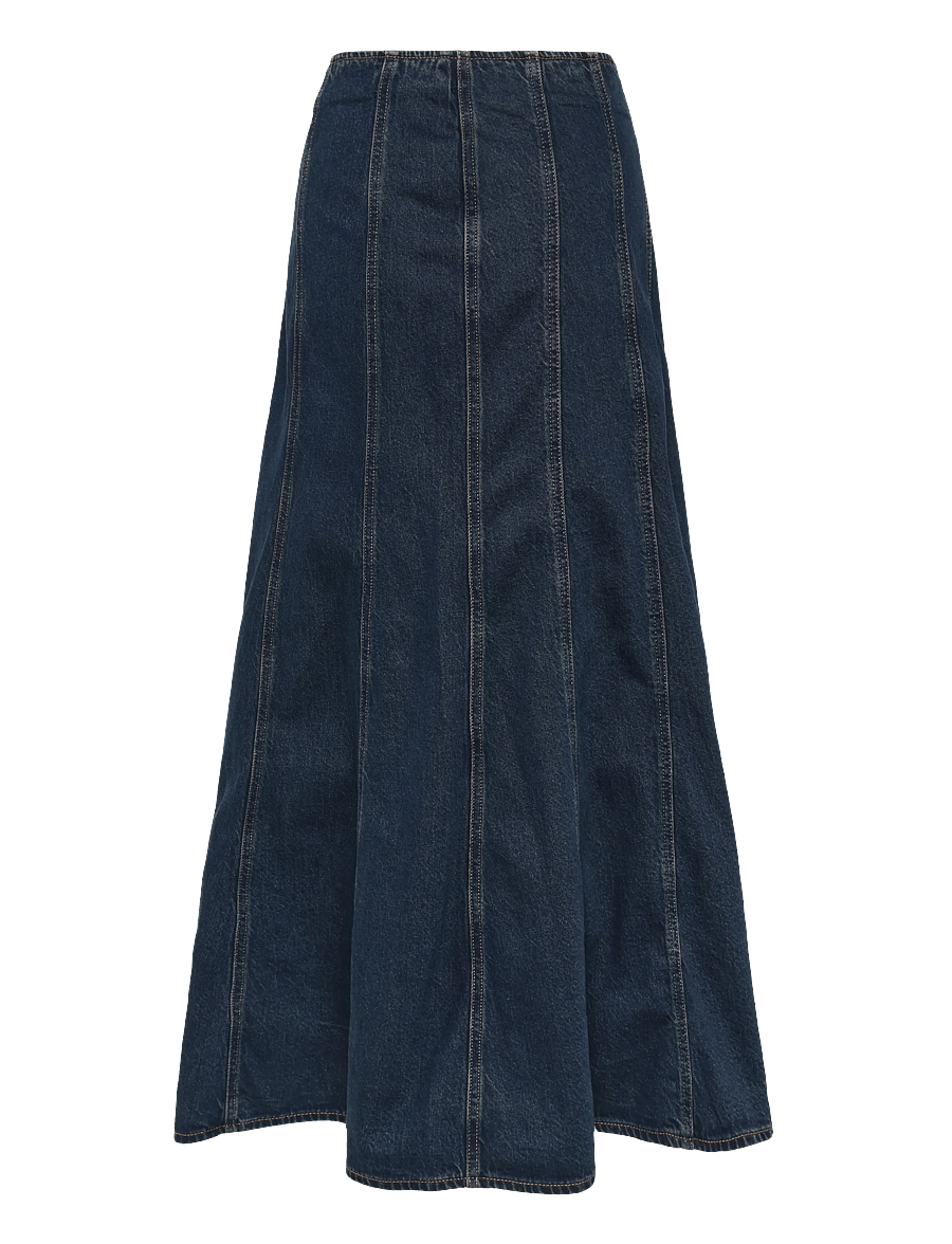 Levi's® - SEAMED FLARE SKIRT HIGH VIBRAT - jeansröcke - med indigo - flat finish - 2
