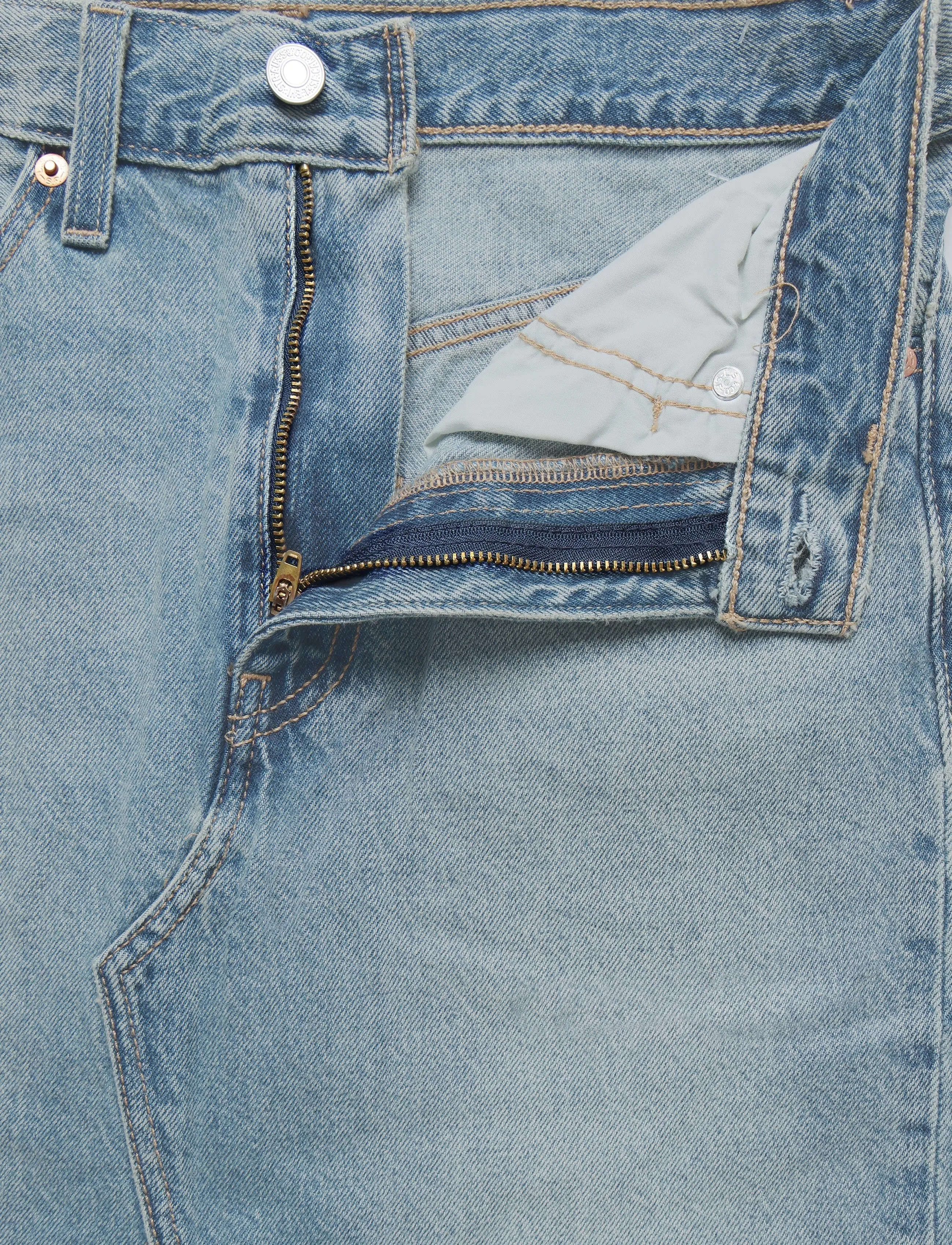Levi's® - DECON SLIT MIDI SKIRT WELCOME - teksaseelikud - med indigo - worn in - 3