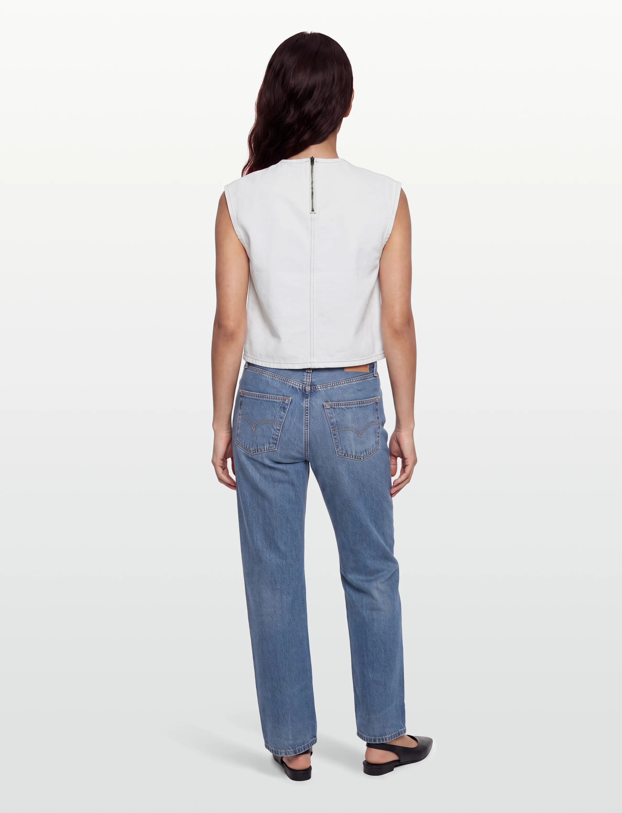 Levi's® - DENIM TEE H226 TOOTH FAIRY - Ärmellose tops - whites - 4