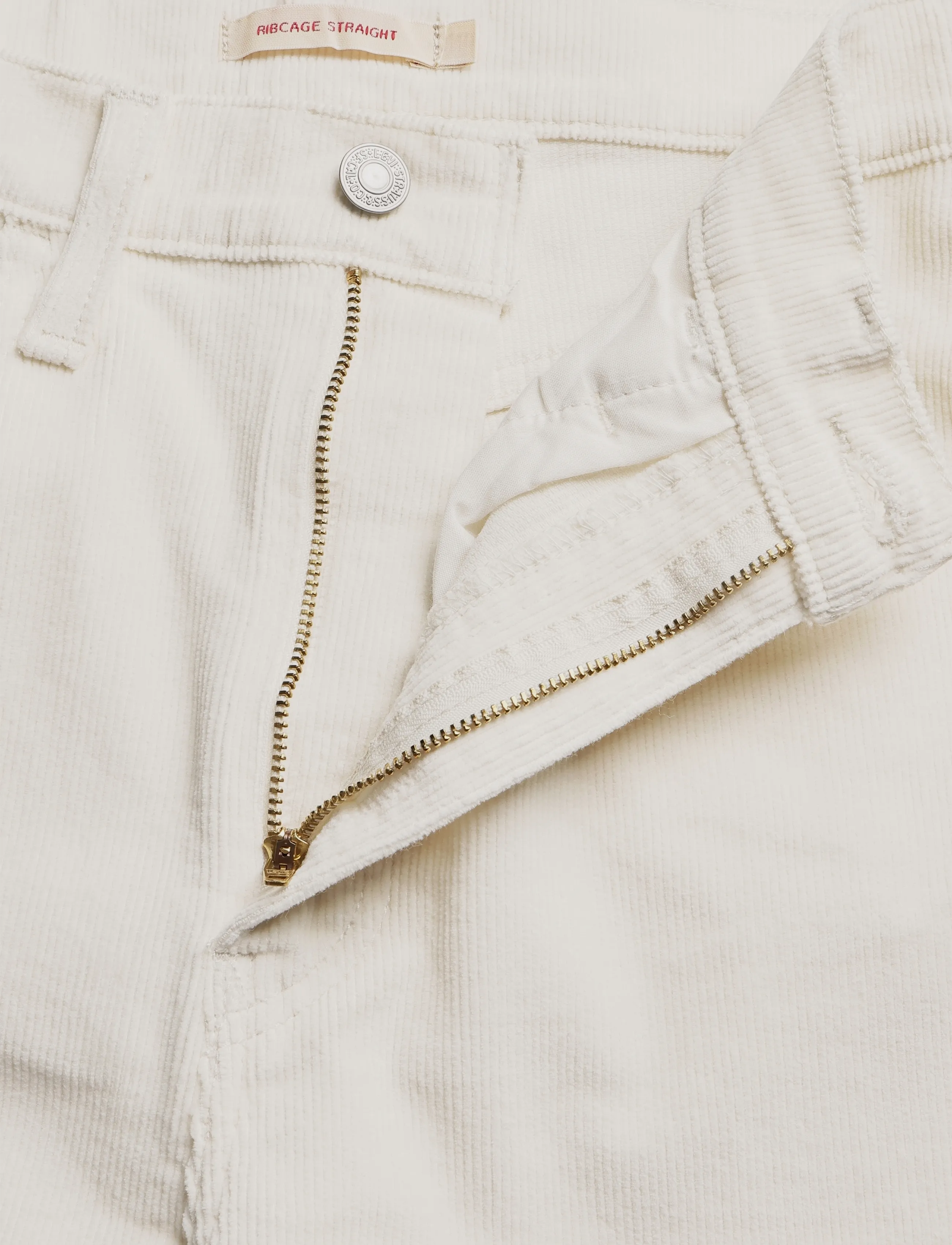 Levi's® - RIBCAGE FULL LENGTH ND ZIP EGR - manchesterbyxor - whites - 3