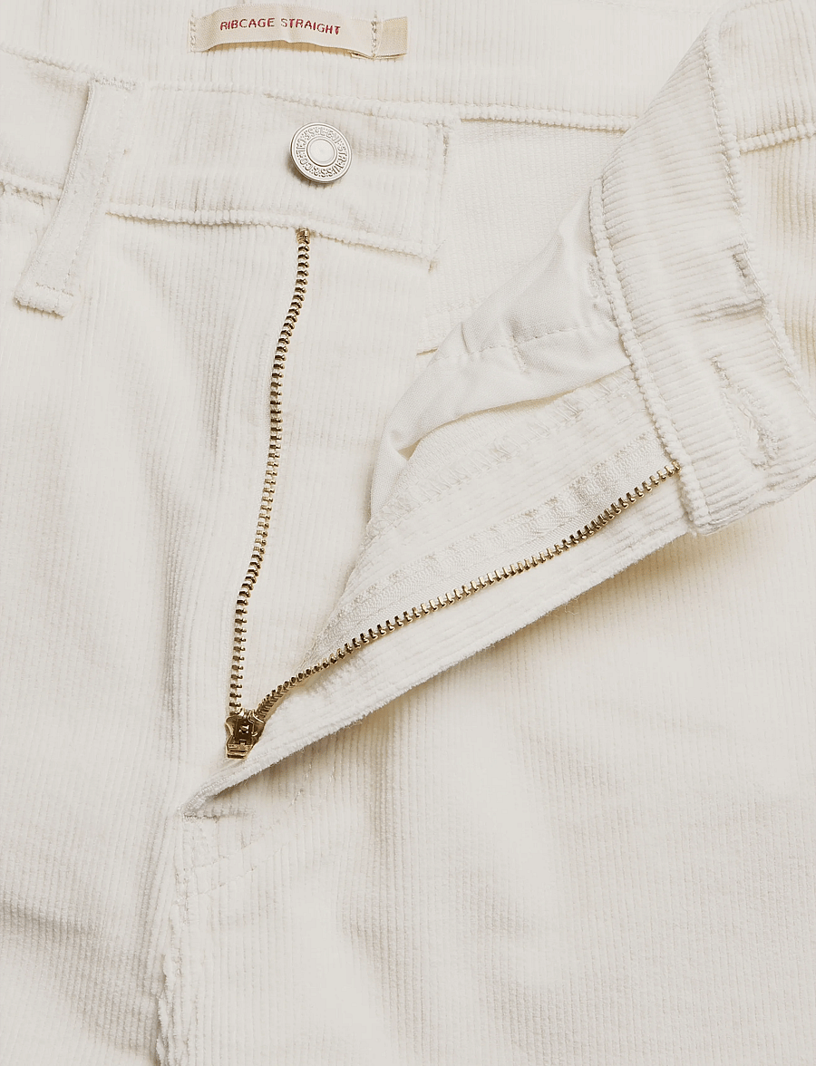 Levi's® - RIBCAGE FULL LENGTH ND ZIP EGR - manchesterbyxor - whites - 3