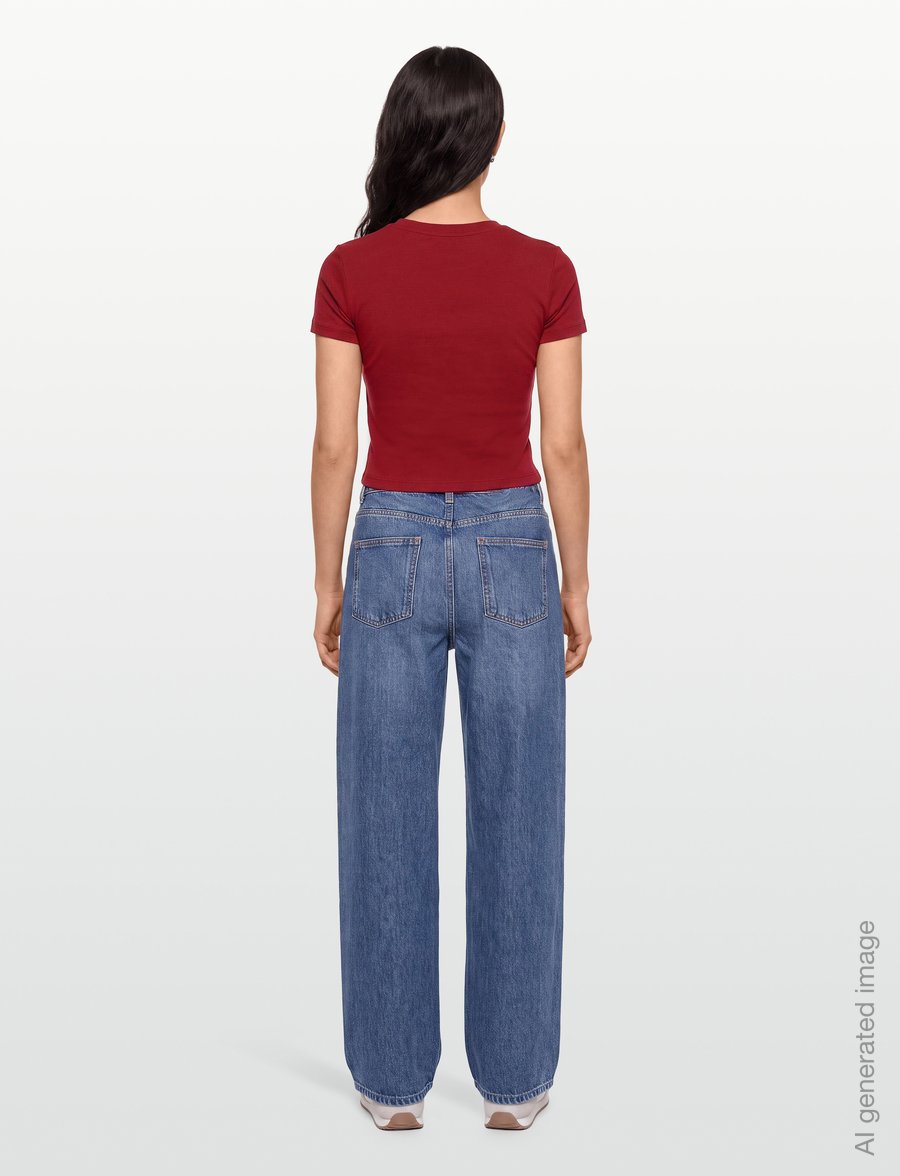 Levi's® - GR ESSENTIAL BABY TEE TRUE BLU - t-shirts - reds - 4