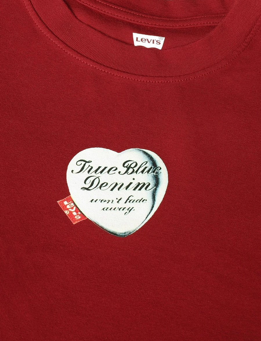 Levi's® - GR ESSENTIAL BABY TEE TRUE BLU - t-shirts - reds - 5