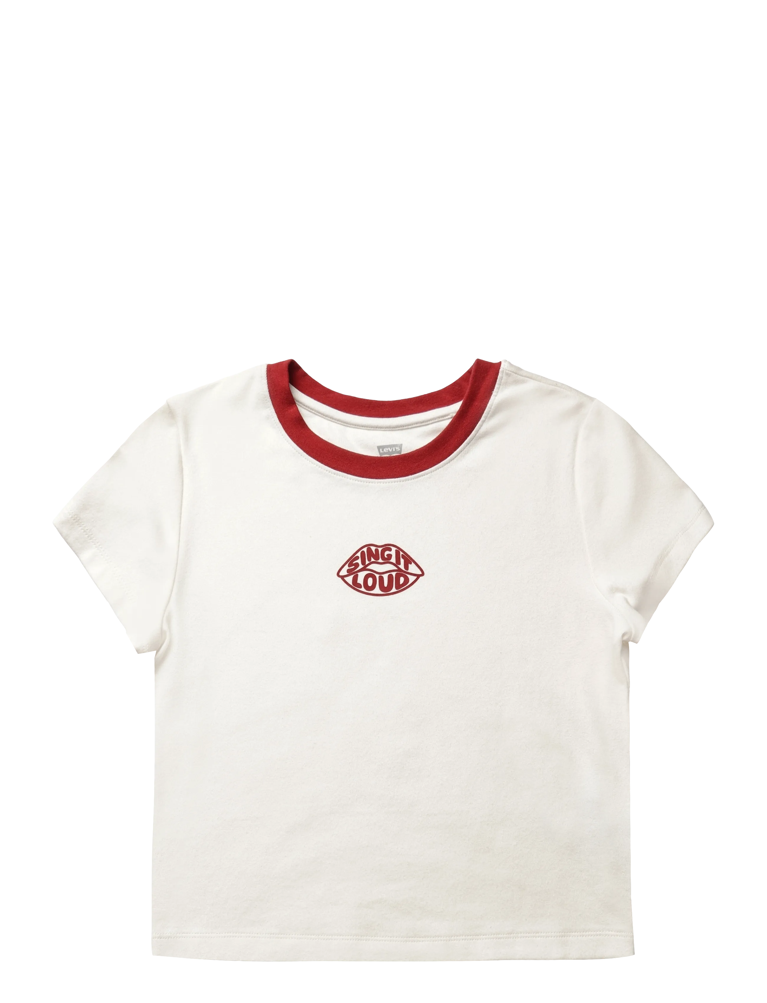 Levi's® GR ESSENTIAL BABY TEE SING IT - Tänavastiil - WHITES / white