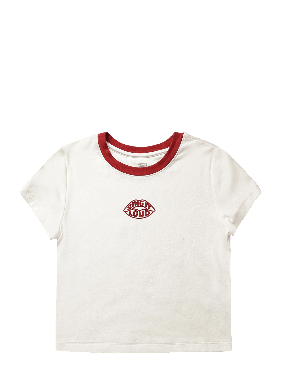 Levi's® - GR ESSENTIAL BABY TEE SING IT - t-särgid - whites - 1