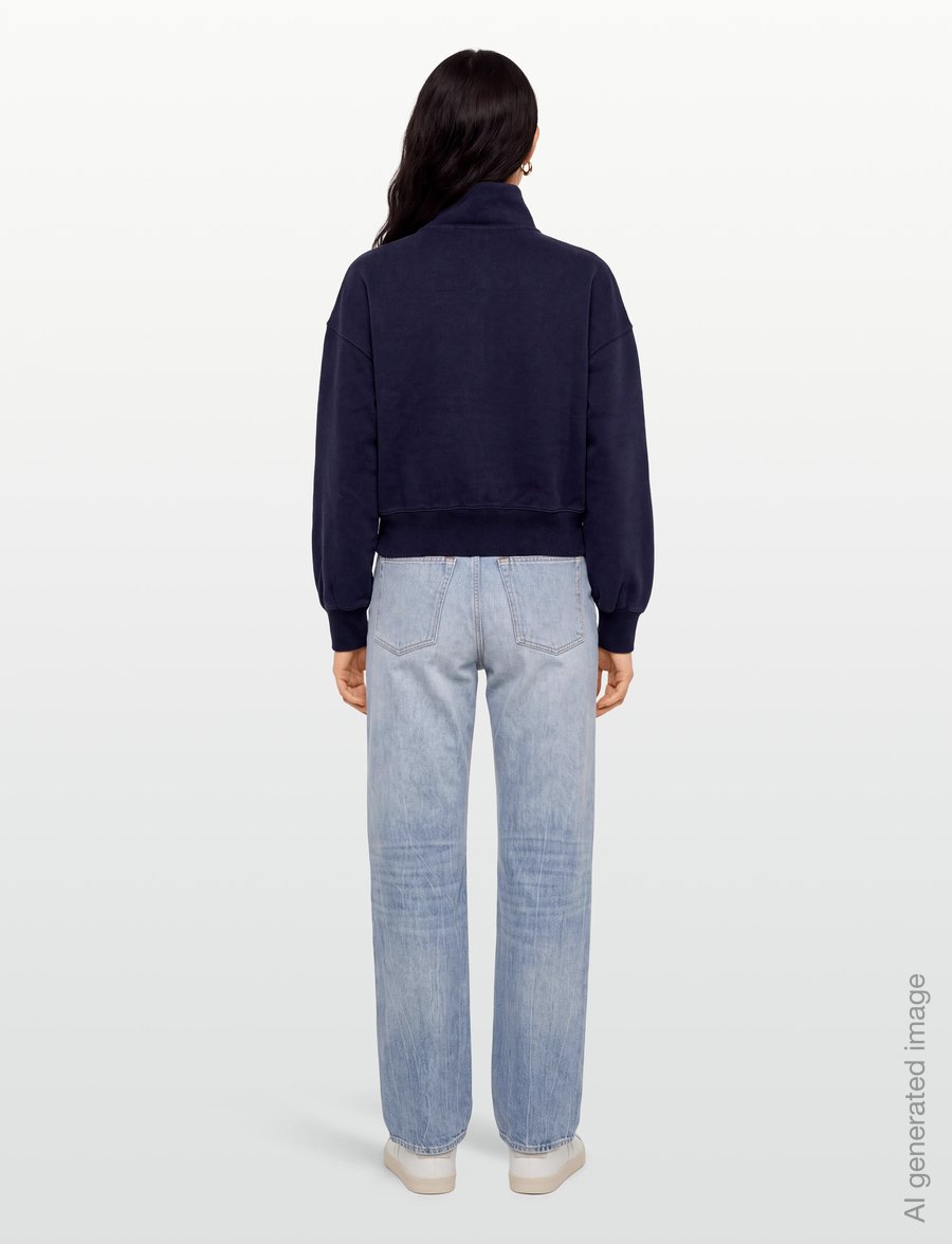 Levi's® - GR VINTAGE 80S 1/4 ZIP 1/4 ZIP - pulls - blues - 4