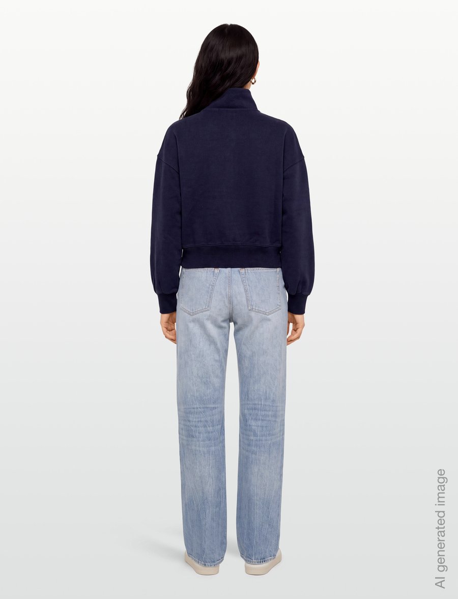 Levi's® - GR VINTAGE 80S 1/4 ZIP 1/4 ZIP - jumpers - blues - 4