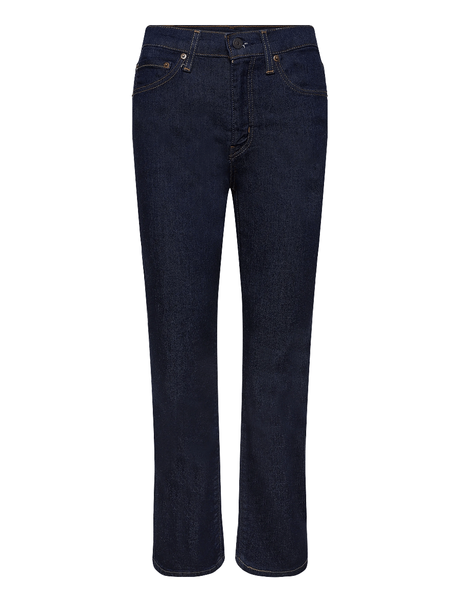 Levi's® - 722 HIGH RISE SLIM TRUE BLUE R - slim fit džinsi - dark indigo - flat finish - 0