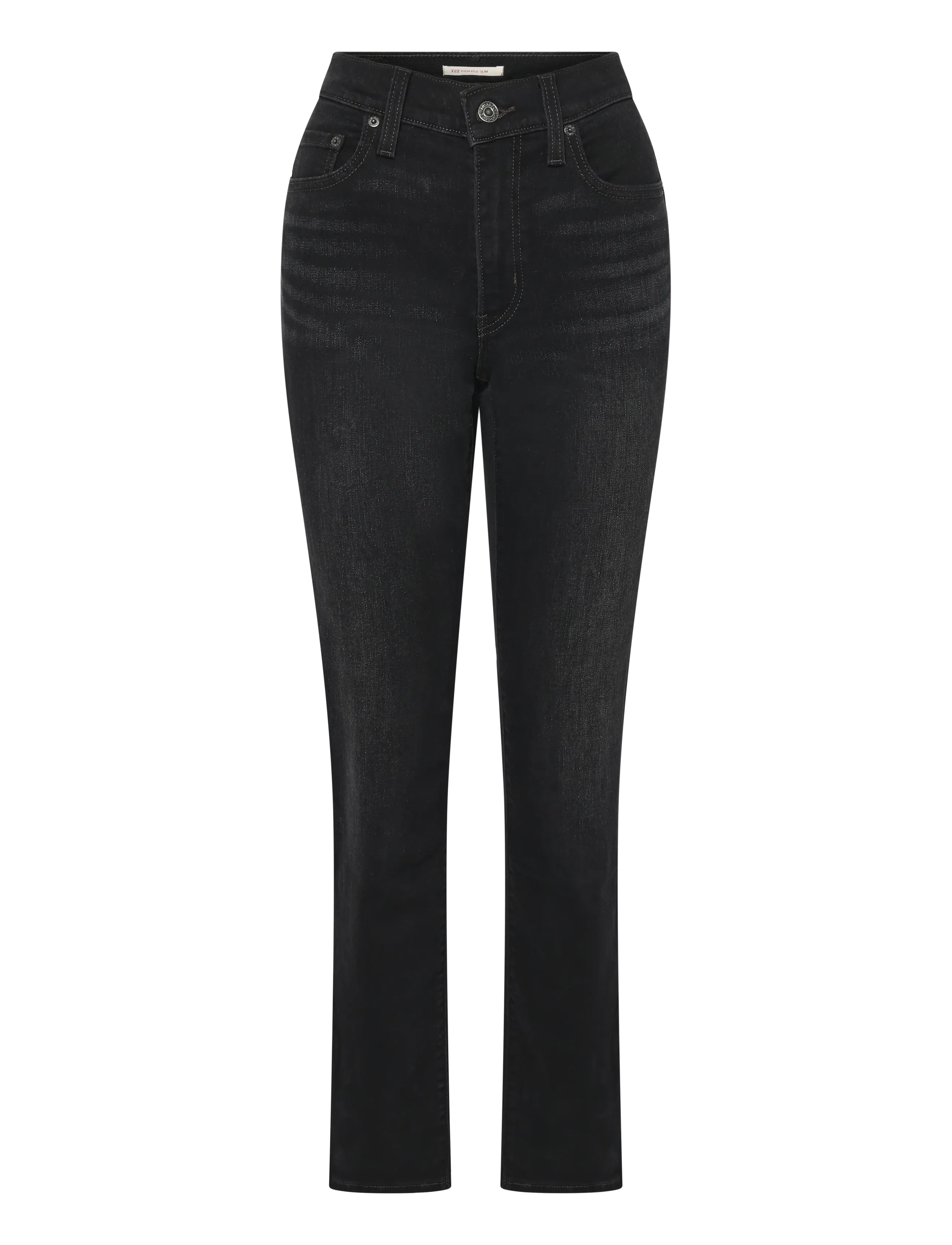 Levi's® 722 HIGH RISE SLIM WORN MIDNIG - Slim-Fit-Jeans - BLACKS / black