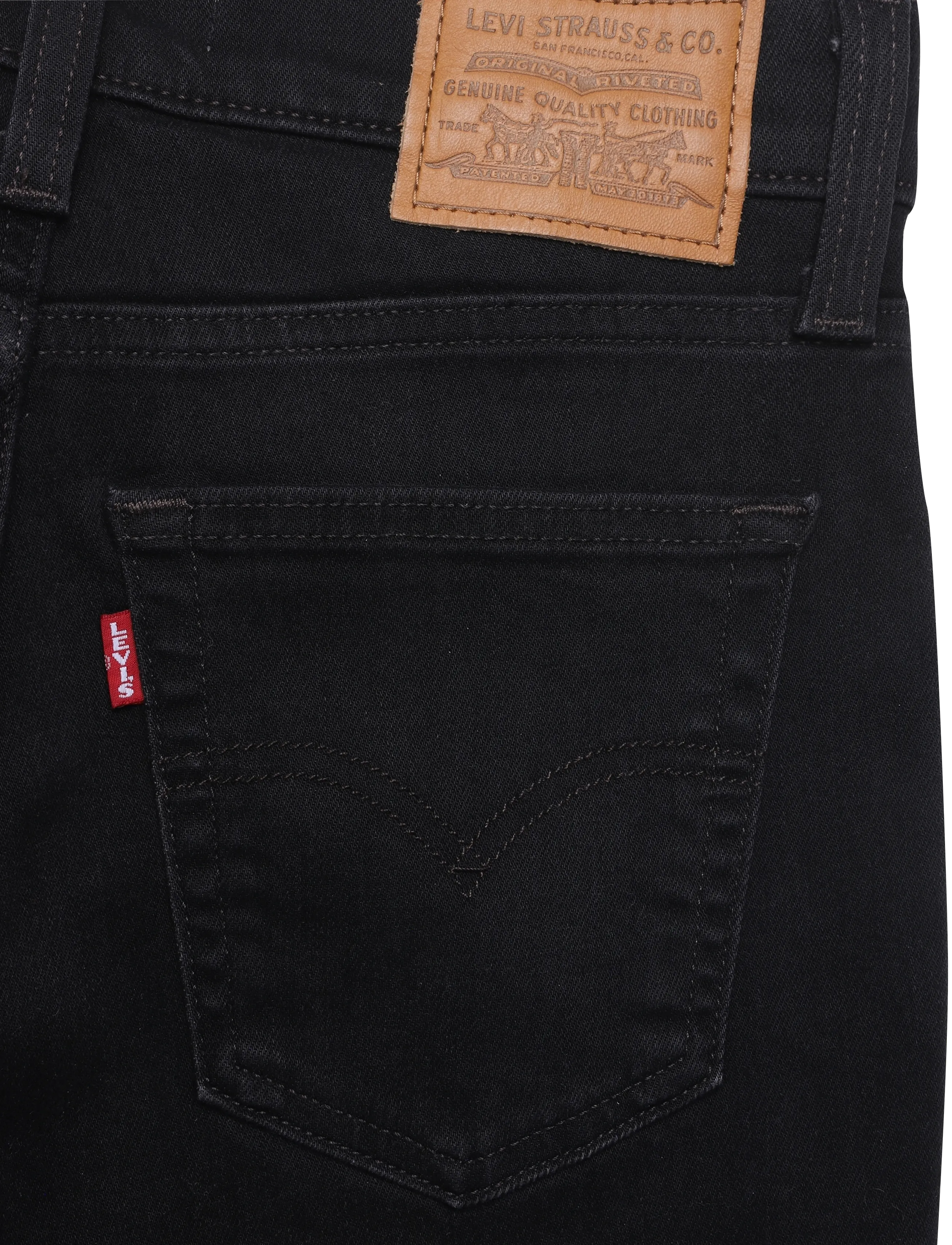 Levi's® - 722 HIGH RISE SLIM WORN MIDNIG - slim-fit-jeans - blacks - 4