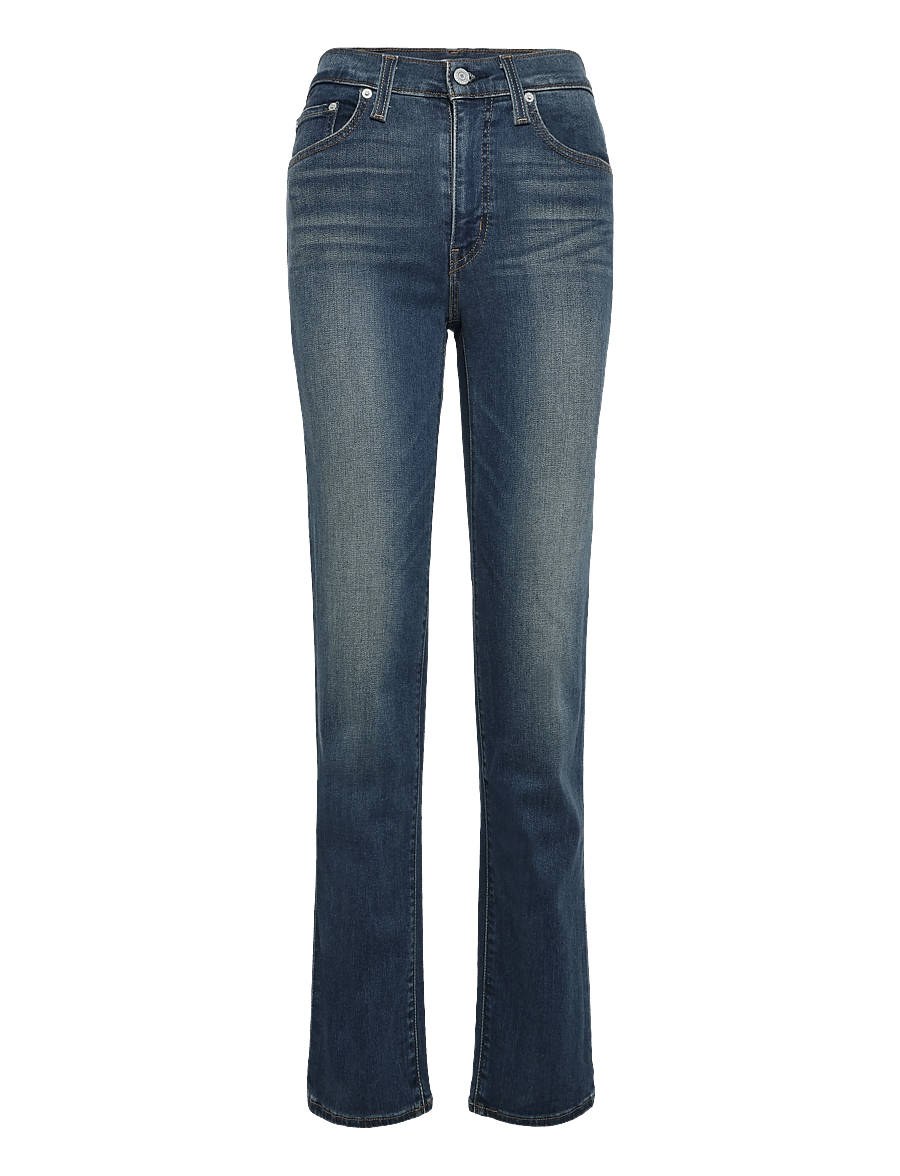 Levi's® - 722 HIGH RISE SLIM TOTAL GRAIL - slim-fit-jeans - greens - 1