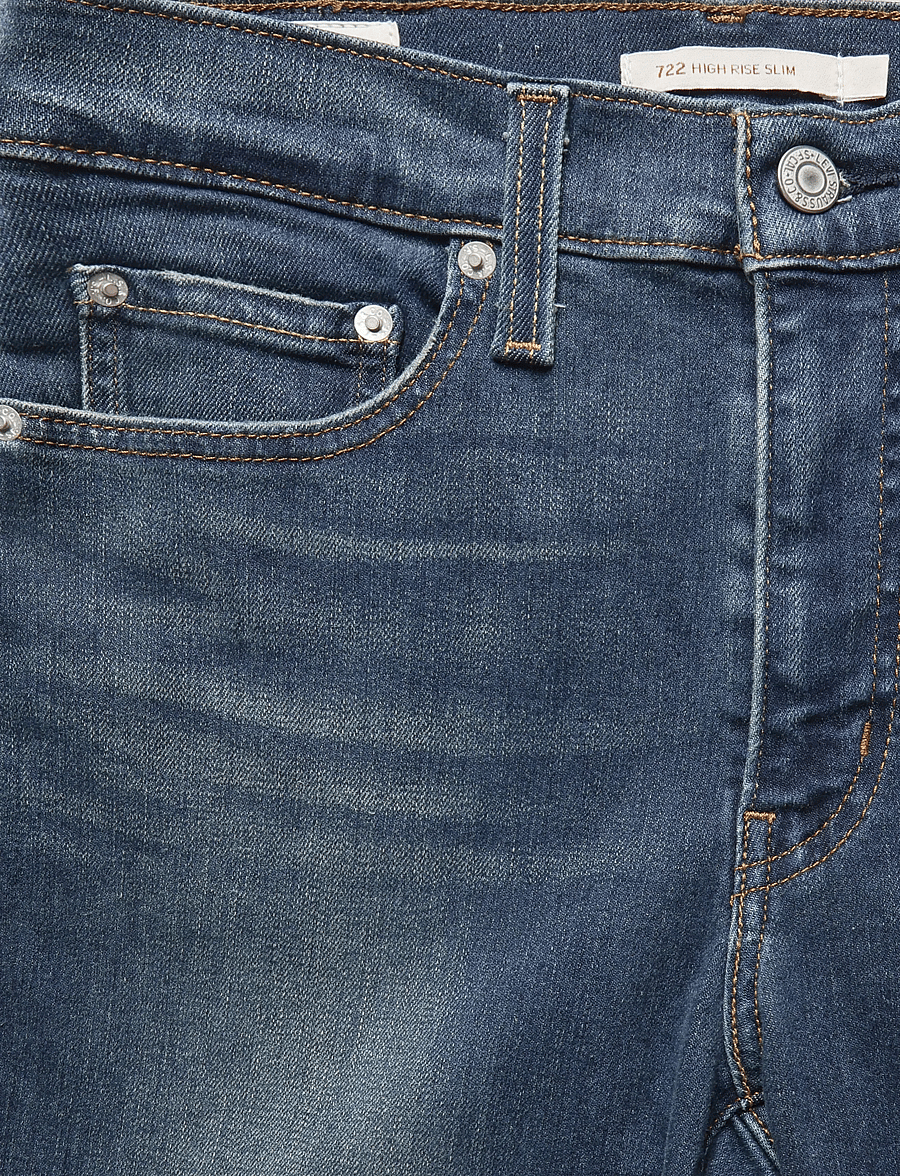 Levi's® - 722 HIGH RISE SLIM TOTAL GRAIL - slim-fit-jeans - greens - 5