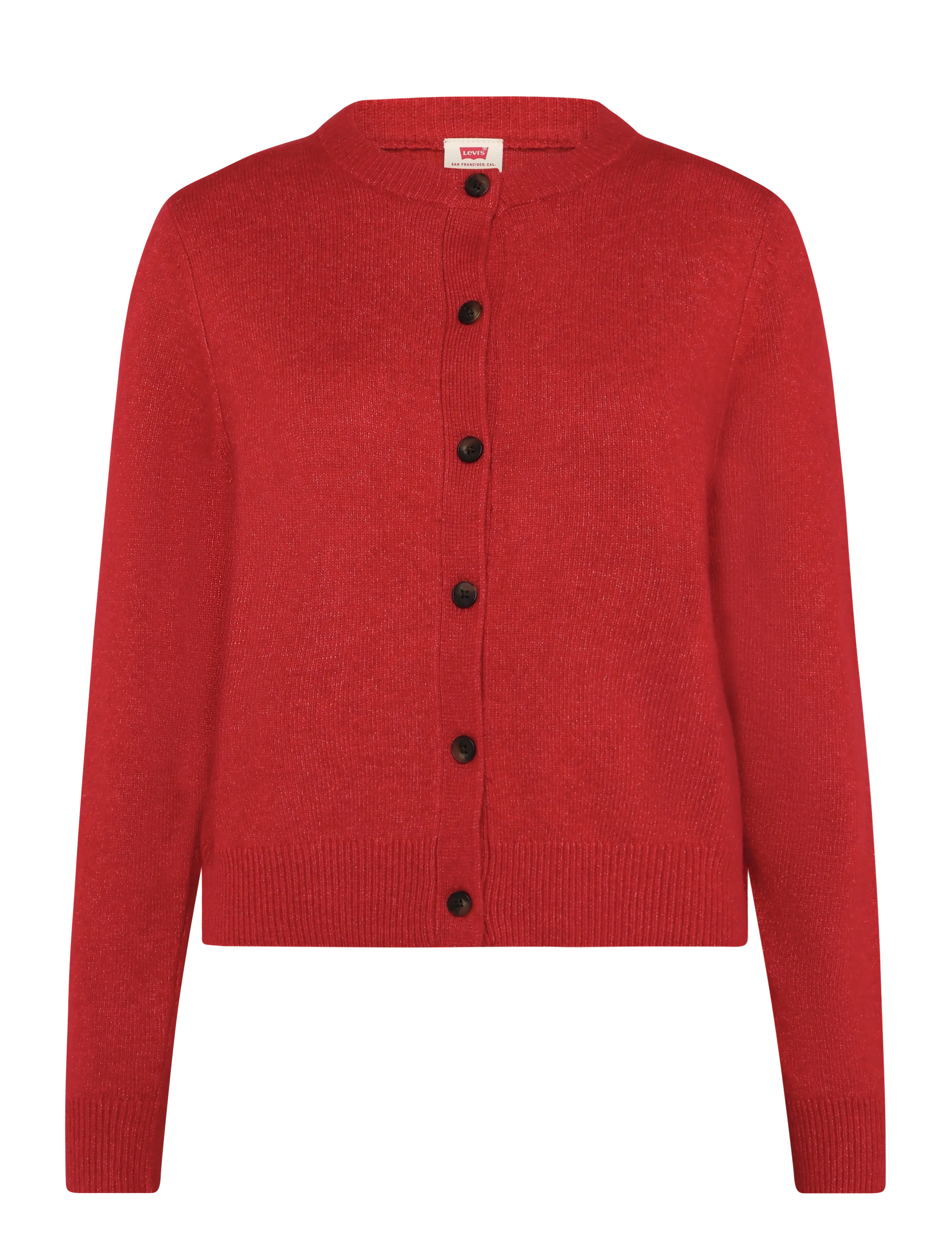 Levi's® CLAIRE CARDIGAN TRUE RED - Tøj - REDS / red