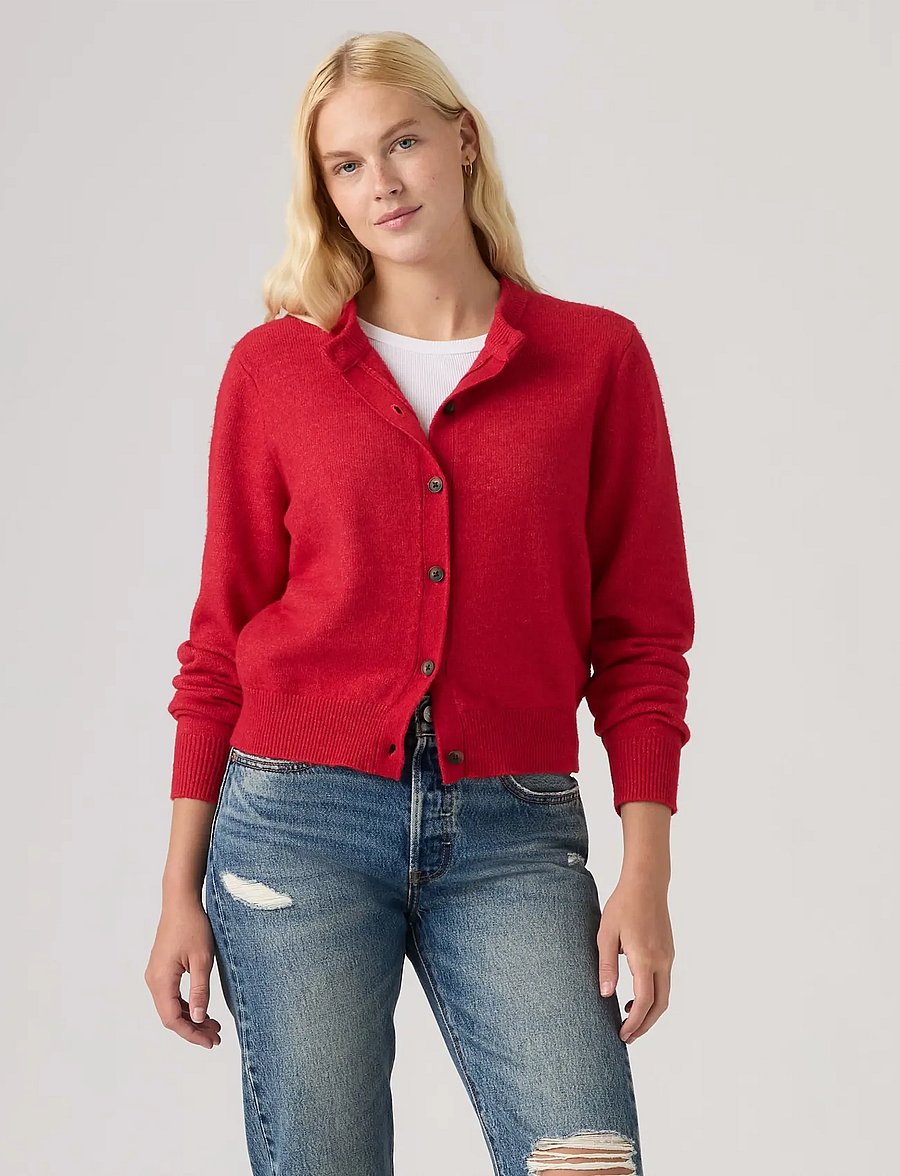 Levi's® - CLAIRE CARDIGAN TRUE RED - reds - 3