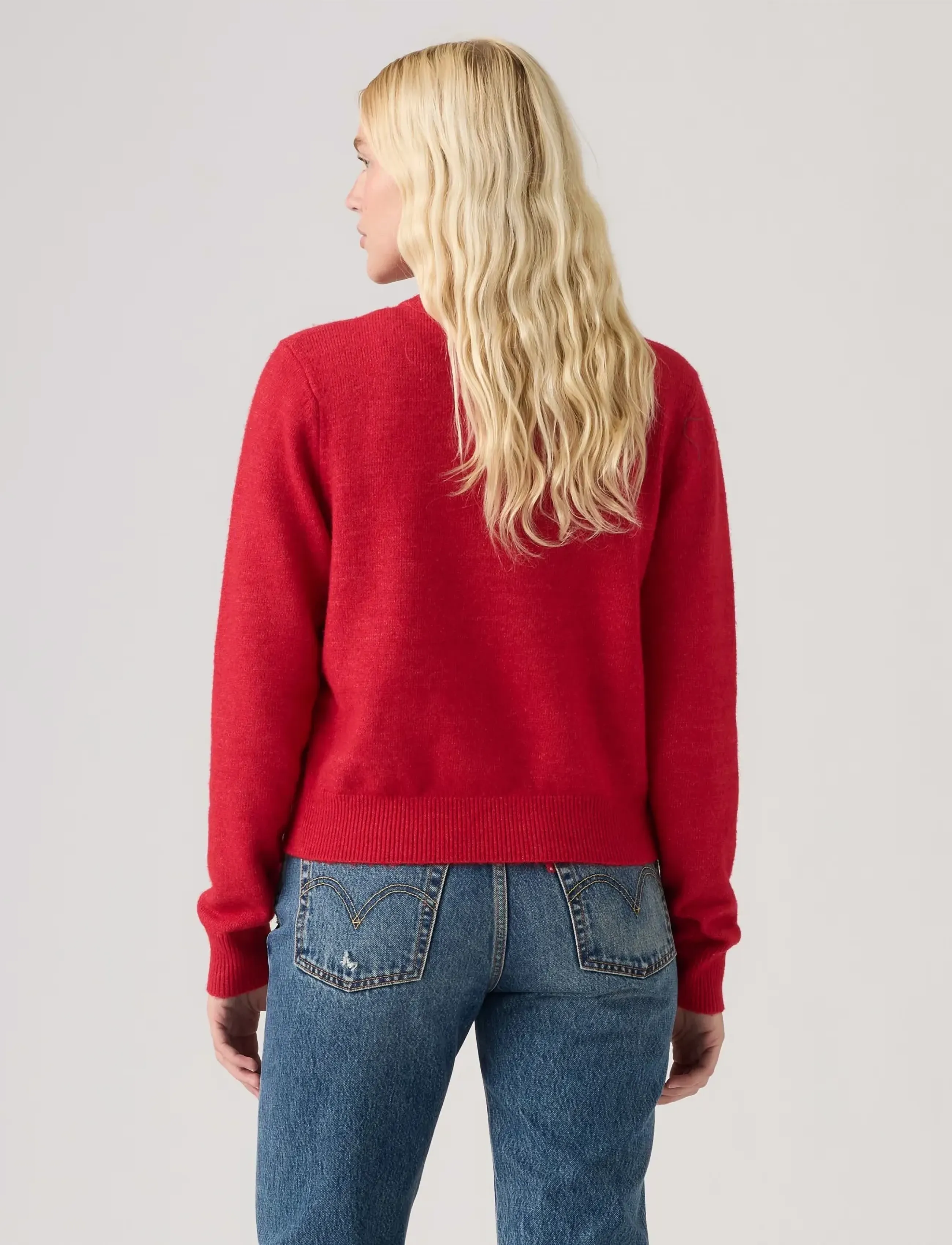 Levi's® - CLAIRE CARDIGAN TRUE RED - reds - 4