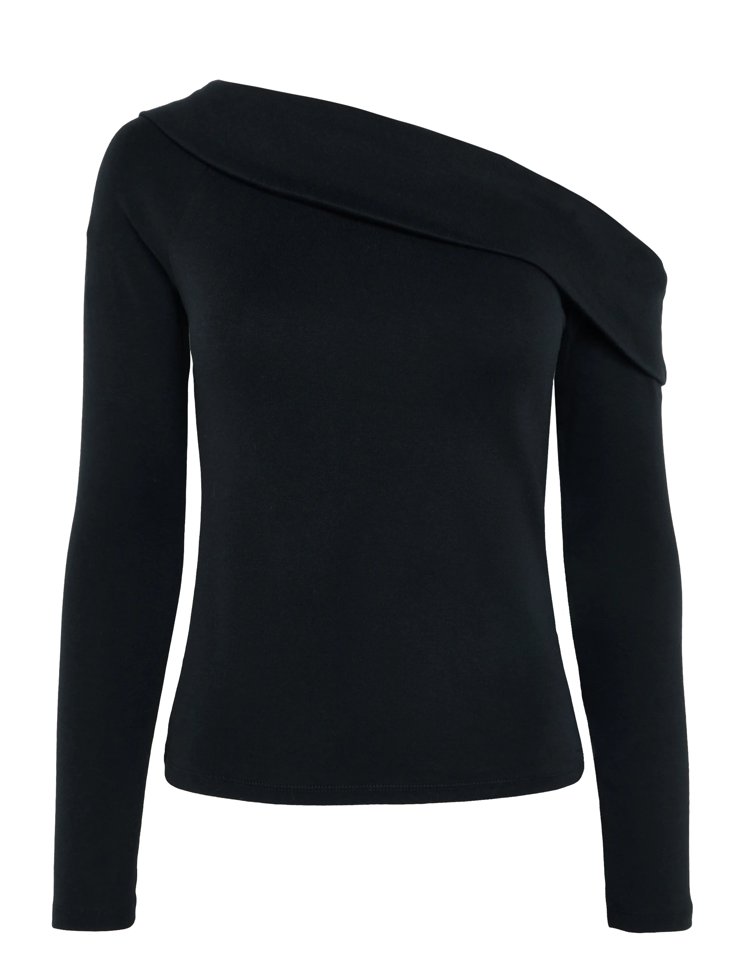 Levi's® CLARA RIB OFF SHOULDER LS ANTH - Tøj - BLACKS / black