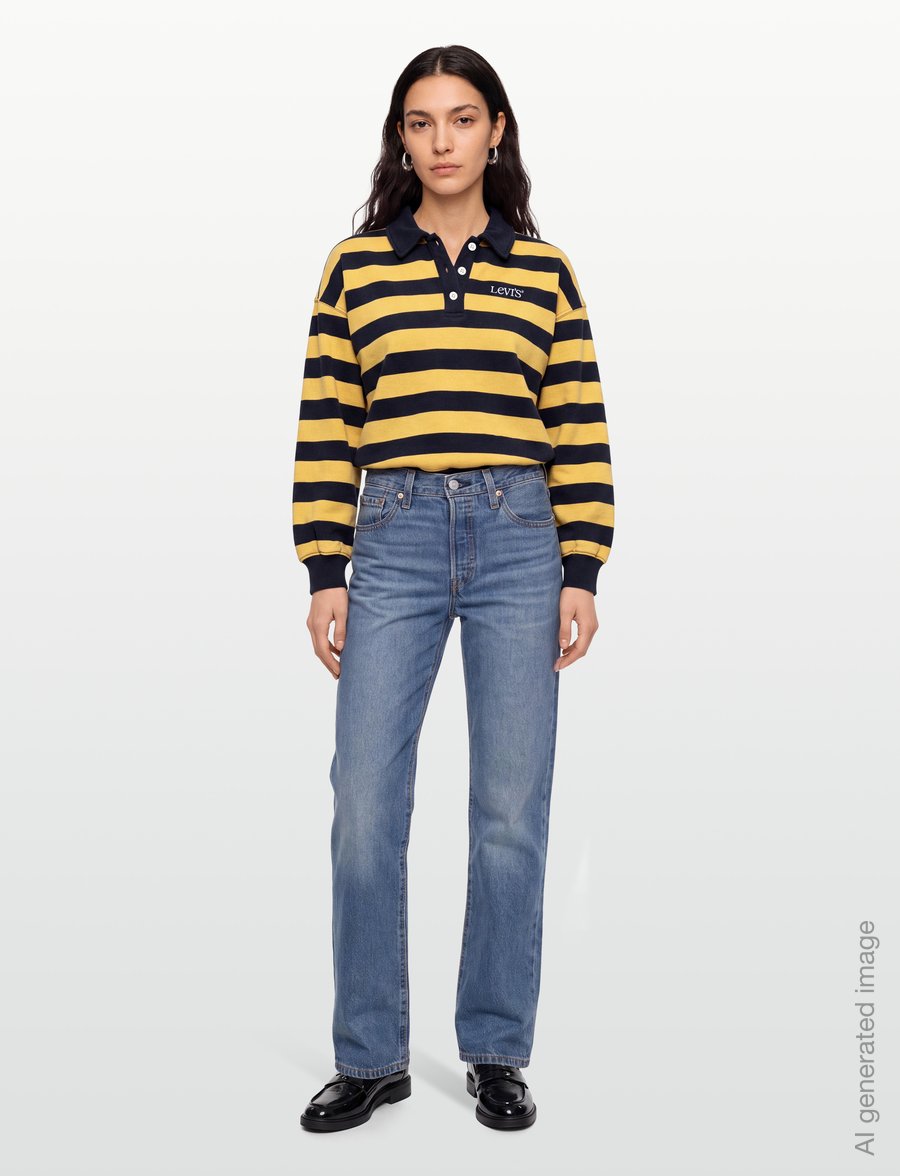 Levi's® - GR VINTAGE RUGBY FLEECE STRIPE - fliisid ja vahekihid - multi-color - 0
