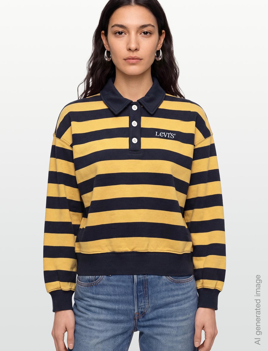 Levi's® - GR VINTAGE RUGBY FLEECE STRIPE - fliisid ja vahekihid - multi-color - 3