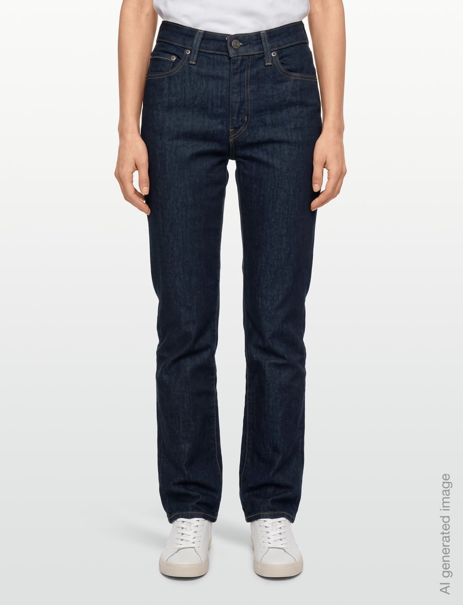 Levi's® - 723 HIGH RISE STRAIGHT TRUE BL - straight jeans - dark indigo - flat finish - 3