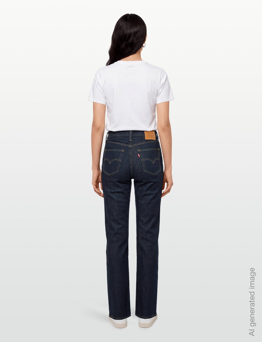 Levi's® - 723 HIGH RISE STRAIGHT TRUE BL - straight jeans - dark indigo - flat finish - 4