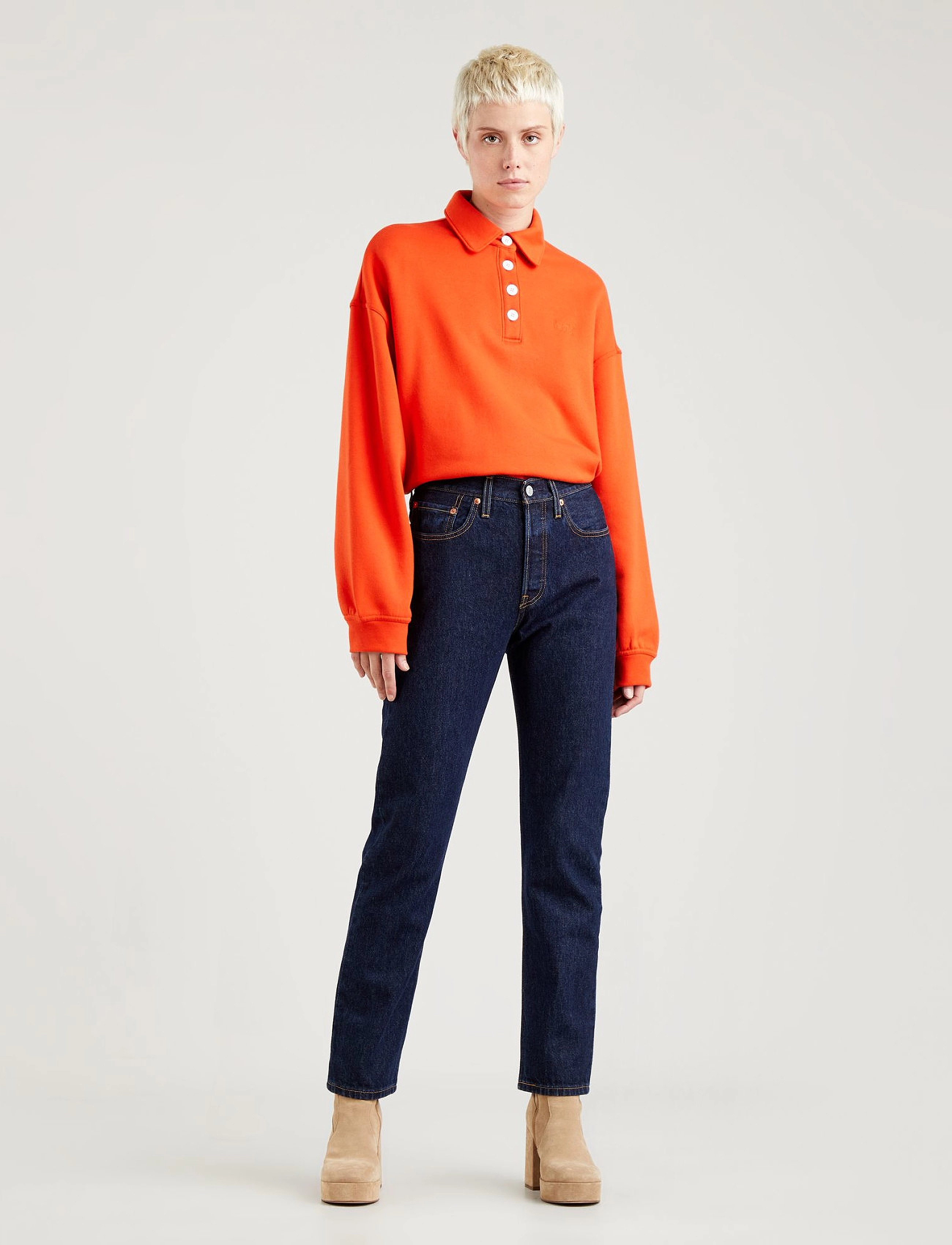 Levi's 501 Jeans For Women Deep Breat, 26 x 30, Blue, Jeans > Lige-Almindelige, Dame