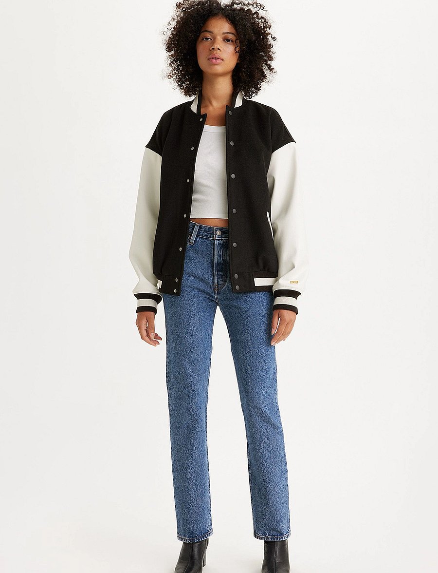 Levi's® - 501 JEANS FOR WOMEN SHOUT OUT - raka jeans - med indigo - flat finish - 3