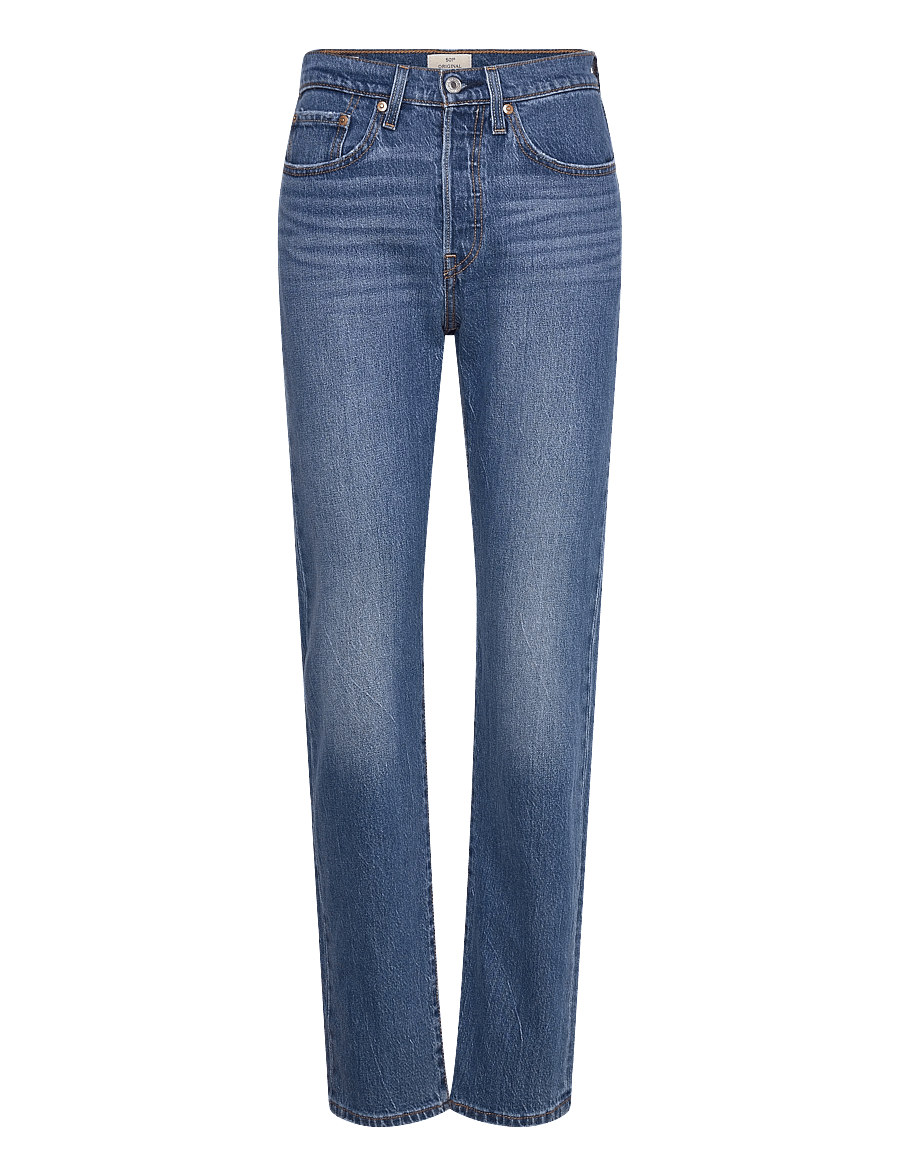 Levi's® - 501 JEANS FOR WOMEN ERIN CANT - gerade jeans - med indigo - worn in - 1