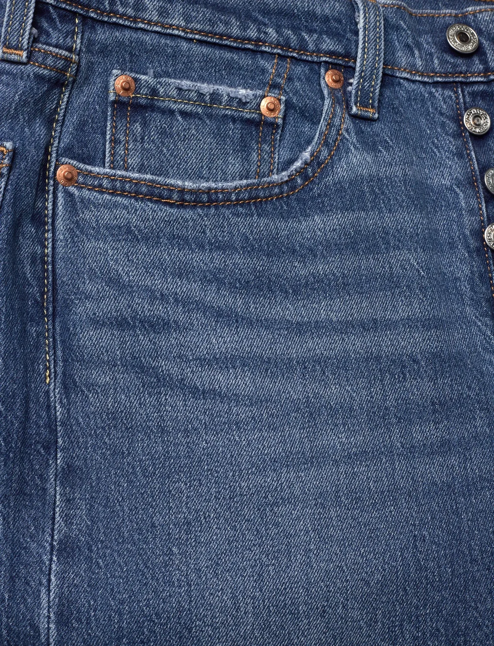 Levi's® - 501 JEANS FOR WOMEN ERIN CANT - straight jeans - med indigo - worn in - 3