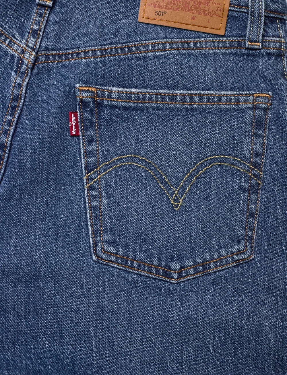 Levi's® - 501 JEANS FOR WOMEN ERIN CANT - straight jeans - med indigo - worn in - 5