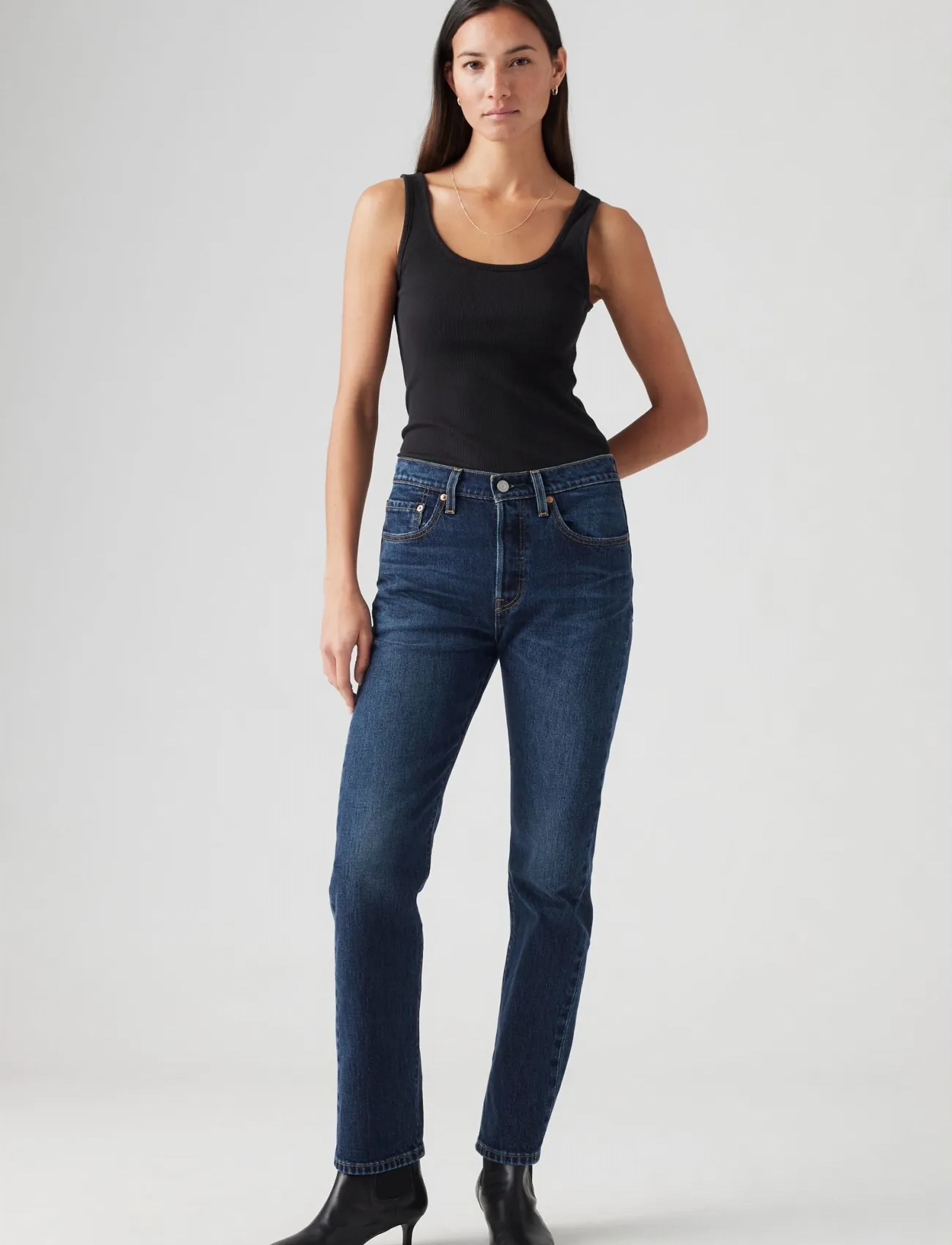 Levi's 501 Jeans For Women Same Inten, 28 x 32, Navy, Jeans > Smalle, Dame