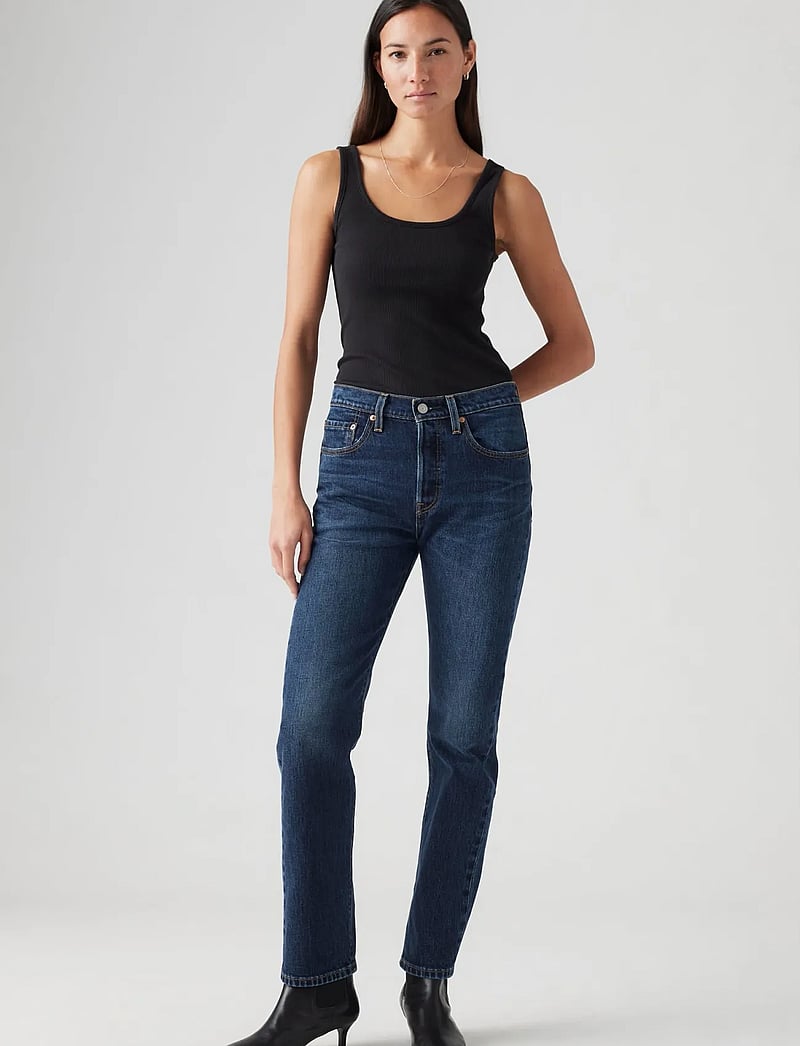 Levi's® - 501 JEANS FOR WOMEN SAME INTEN - slim jeans - dark indigo - worn in - 0