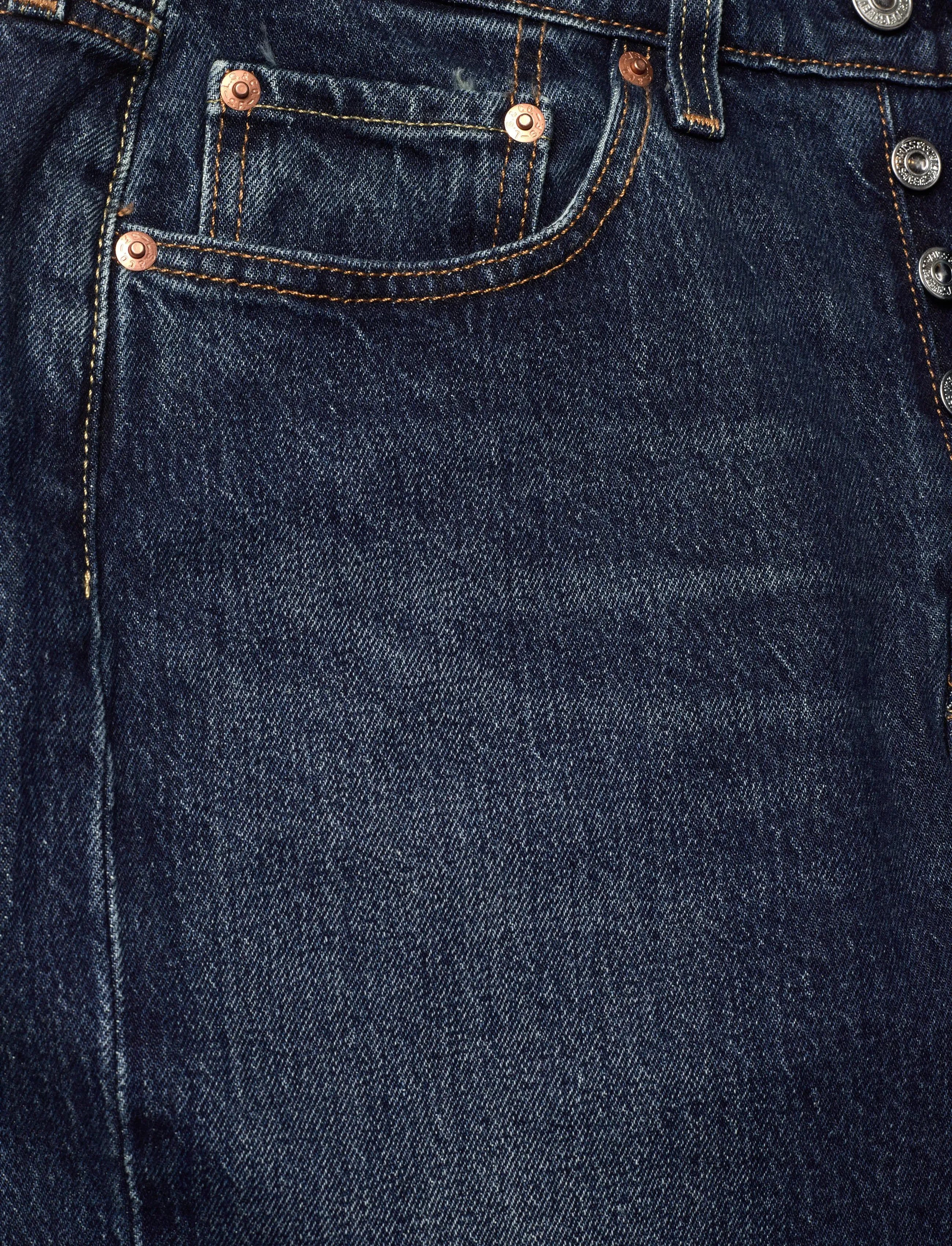 Levi's® - 501 JEANS FOR WOMEN SAME INTEN - slim gallabuxur - dark indigo - worn in - 5