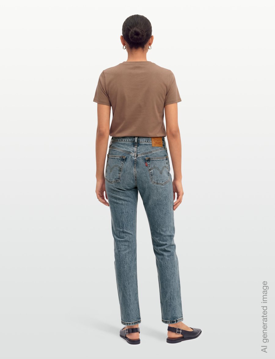 Levi's® - 501 JEANS FOR WOMEN LAZY FRAME - igapäevane stiil - med indigo - worn in - 4