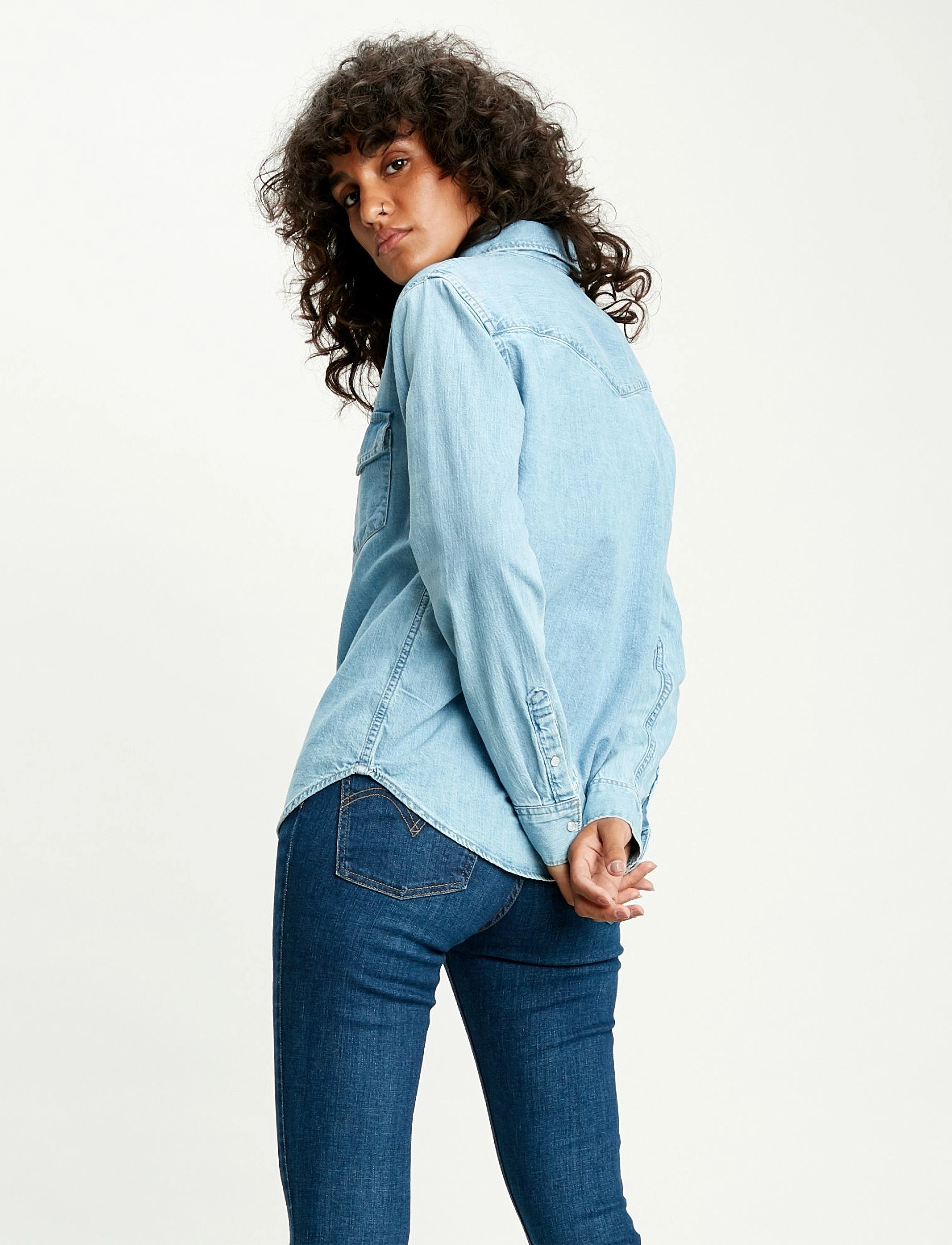 LEVI´S Women - ESSENTIAL WESTERN COOL OUT 4 - light indigo - flat finis - 4