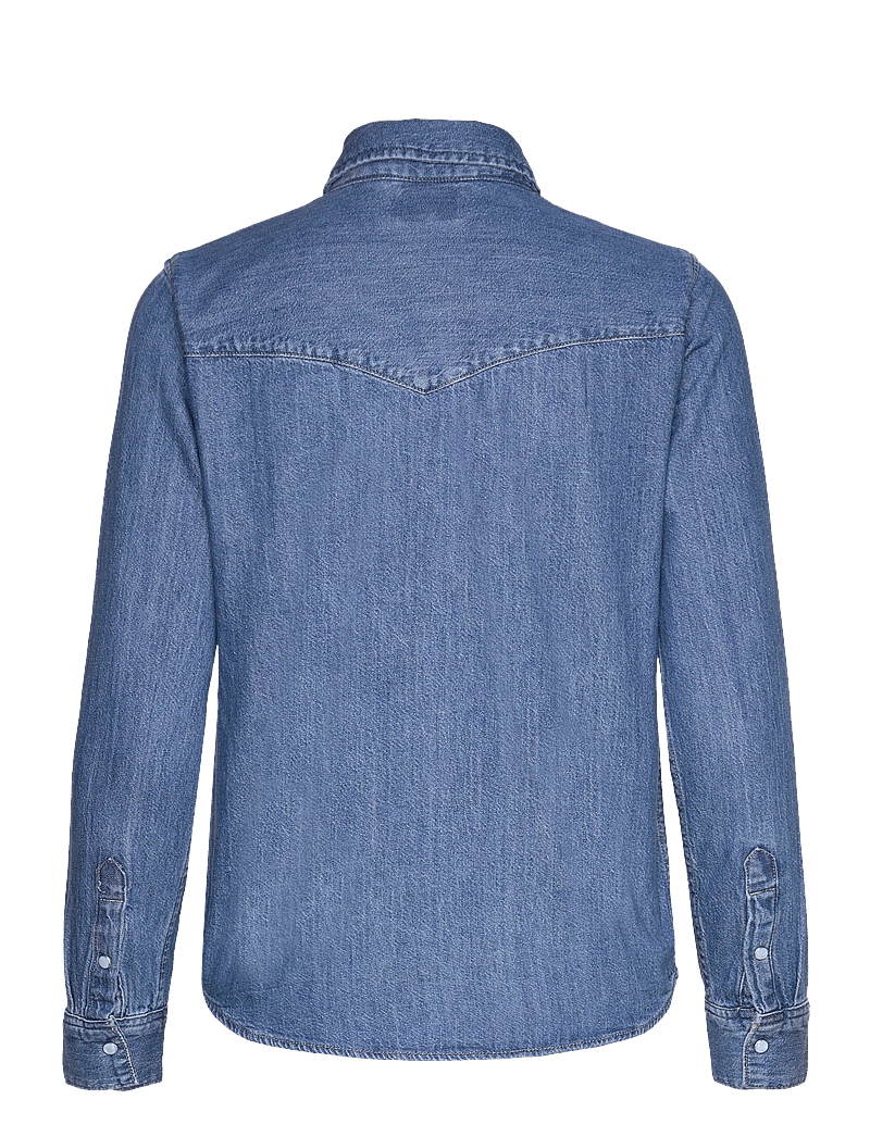 Levi's® - ICONIC WESTERN GOING STEADY 5 - jeanshemden - med indigo - flat finish - 2