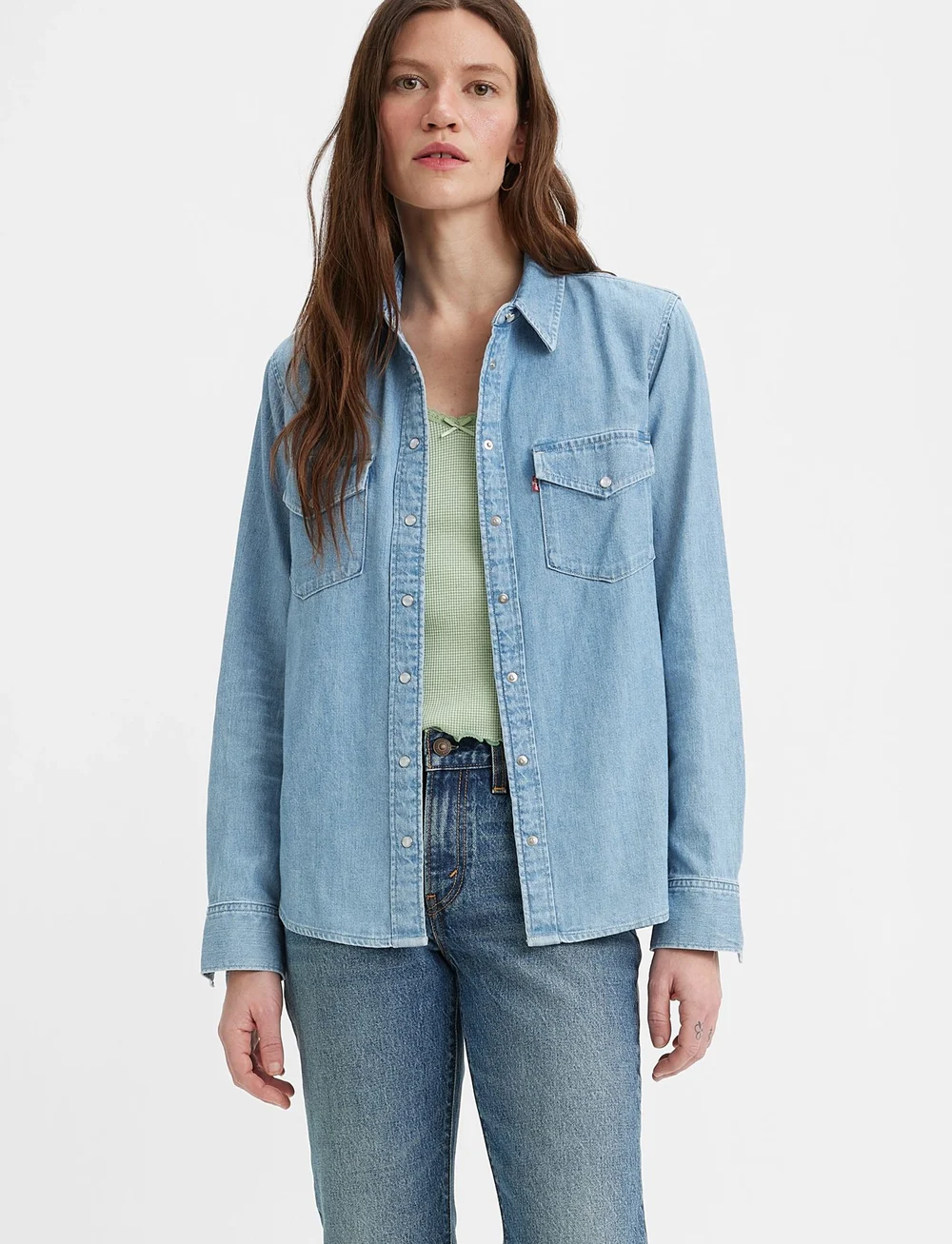 Levi's® - ICONIC WESTERN OLD 517 BLUE 2 - jeanshemden - light indigo - worn in - 3