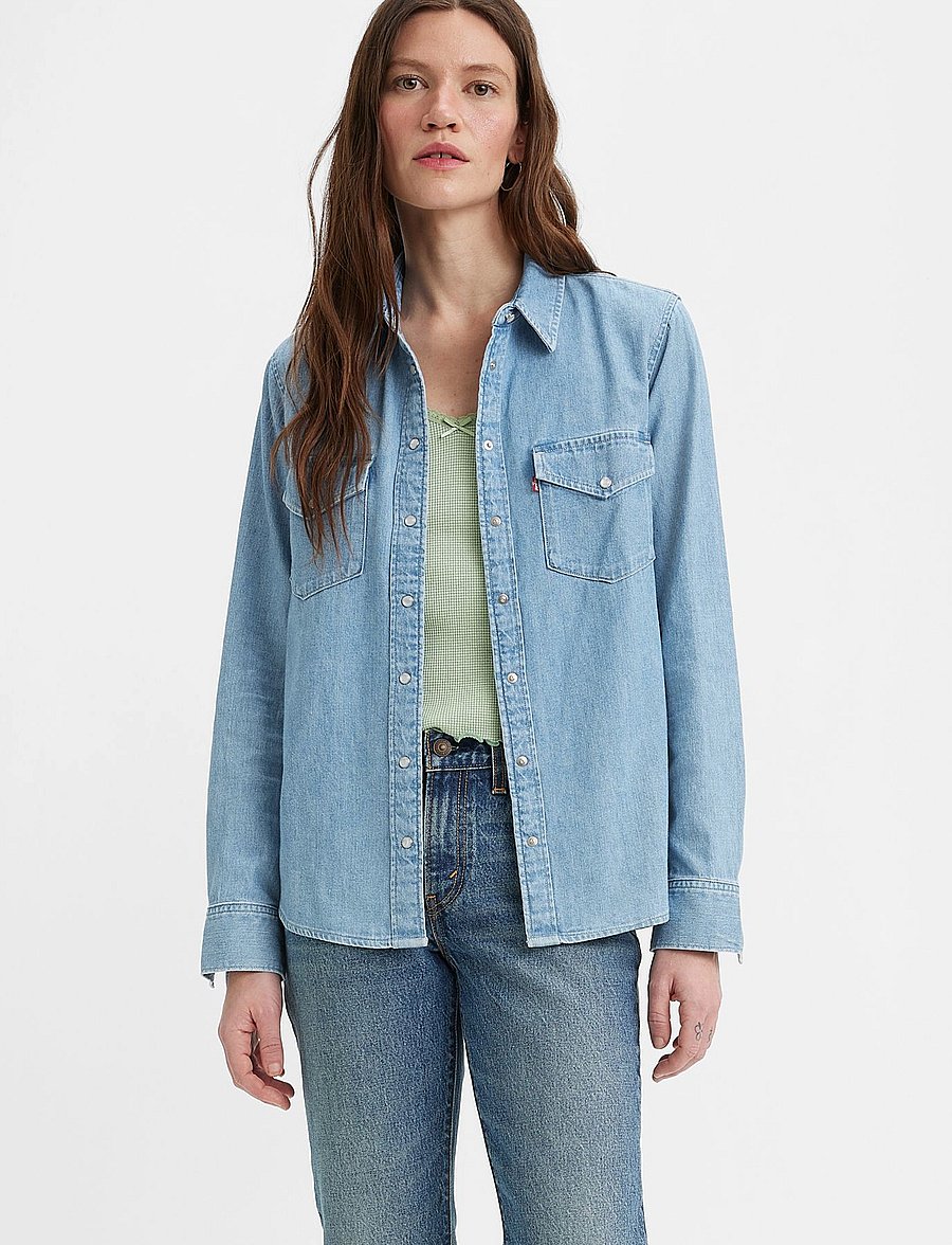 Levi's® - ICONIC WESTERN OLD 517 BLUE 2 - chemises en jeans - light indigo - worn in - 3