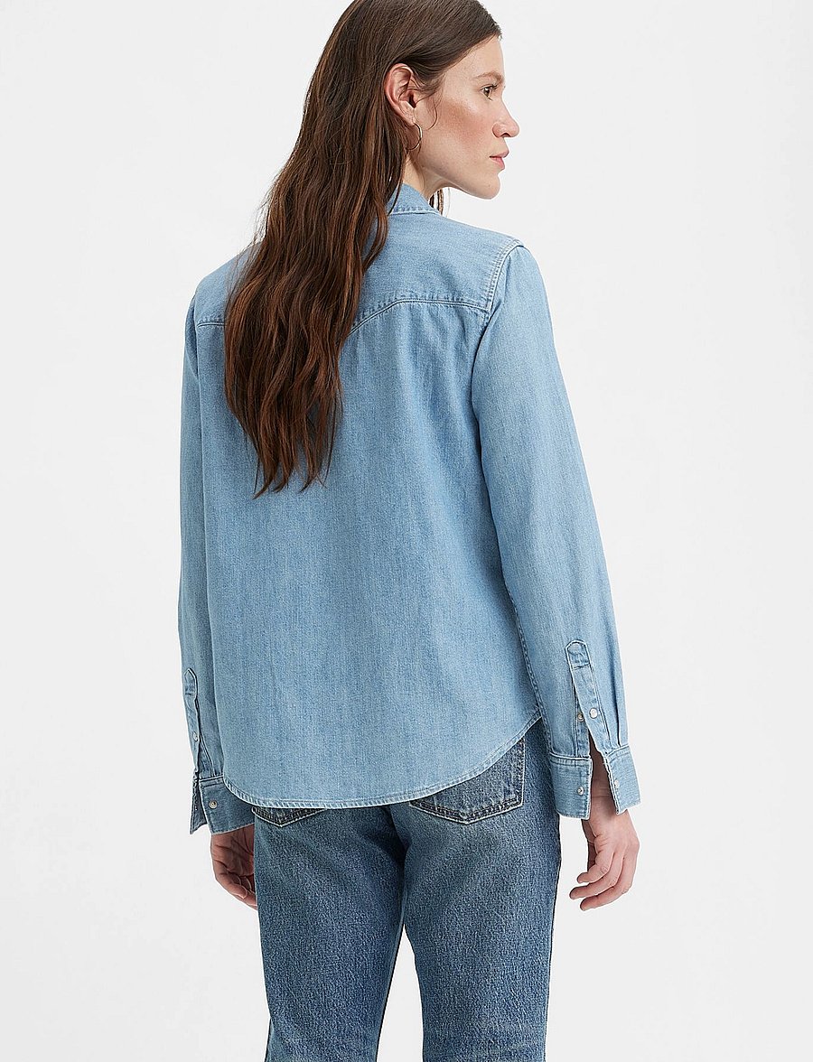 Levi's® - ICONIC WESTERN OLD 517 BLUE 2 - chemises en jeans - light indigo - worn in - 4
