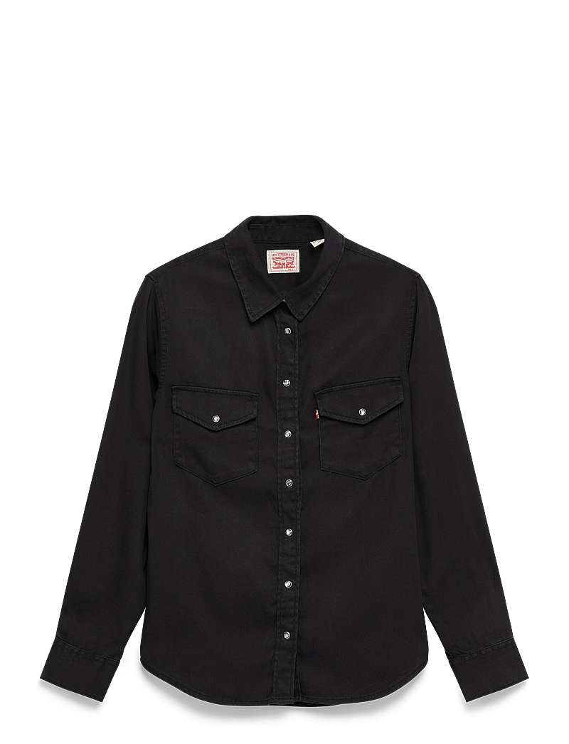 Levi's® - ICONIC WESTERN DARK AGES - jeansjackor - blacks - 2