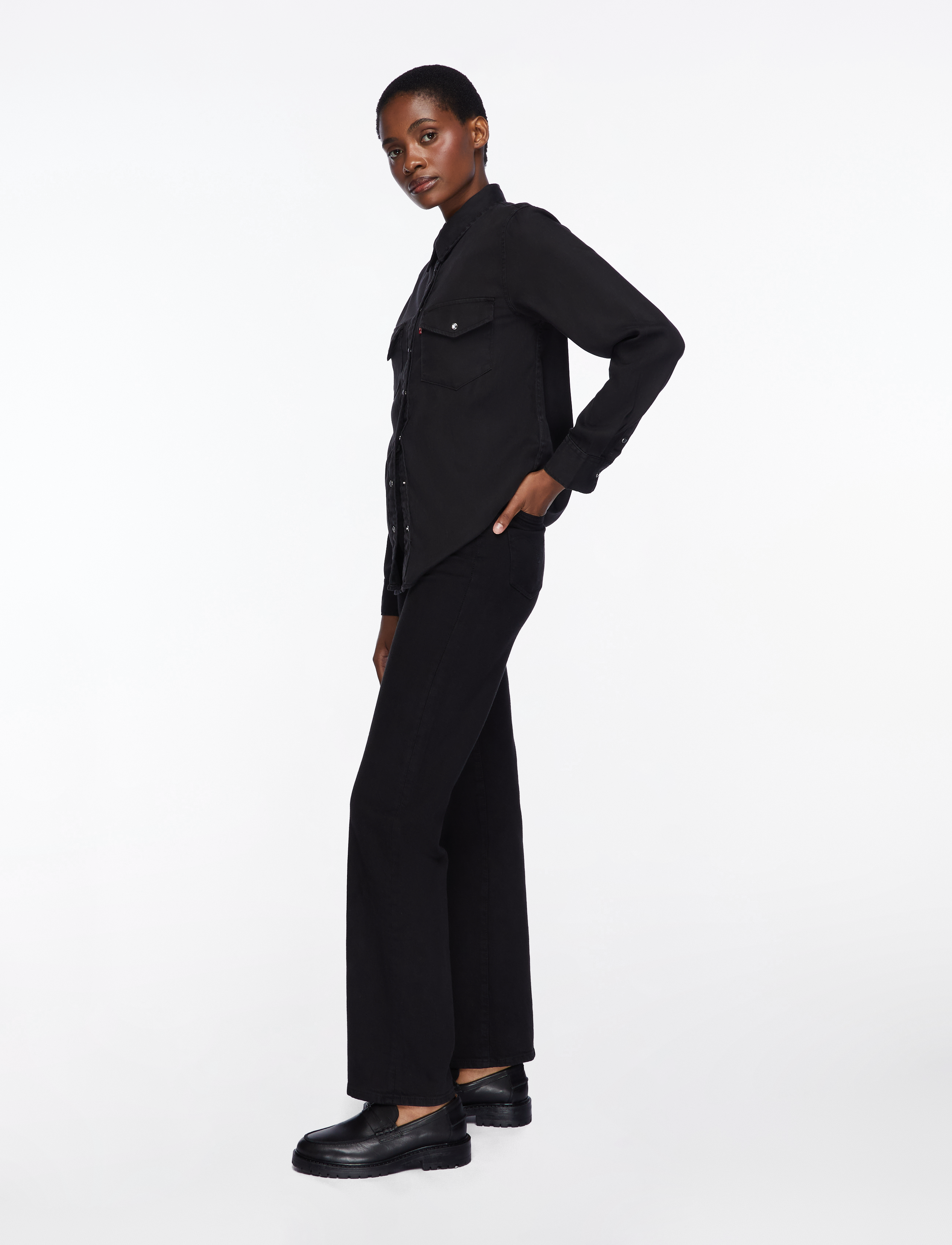 Levi's® - ICONIC WESTERN DARK AGES - blacks - 4