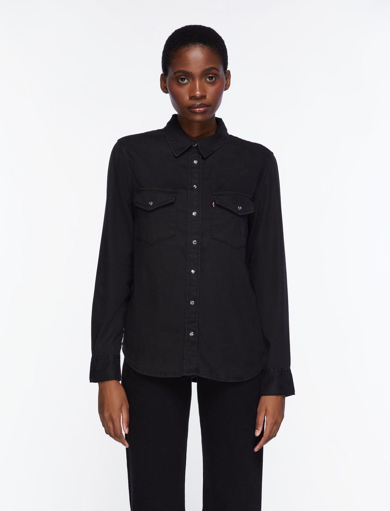 Levi's® - ICONIC WESTERN DARK AGES - frühlingsjacken - blacks - 0