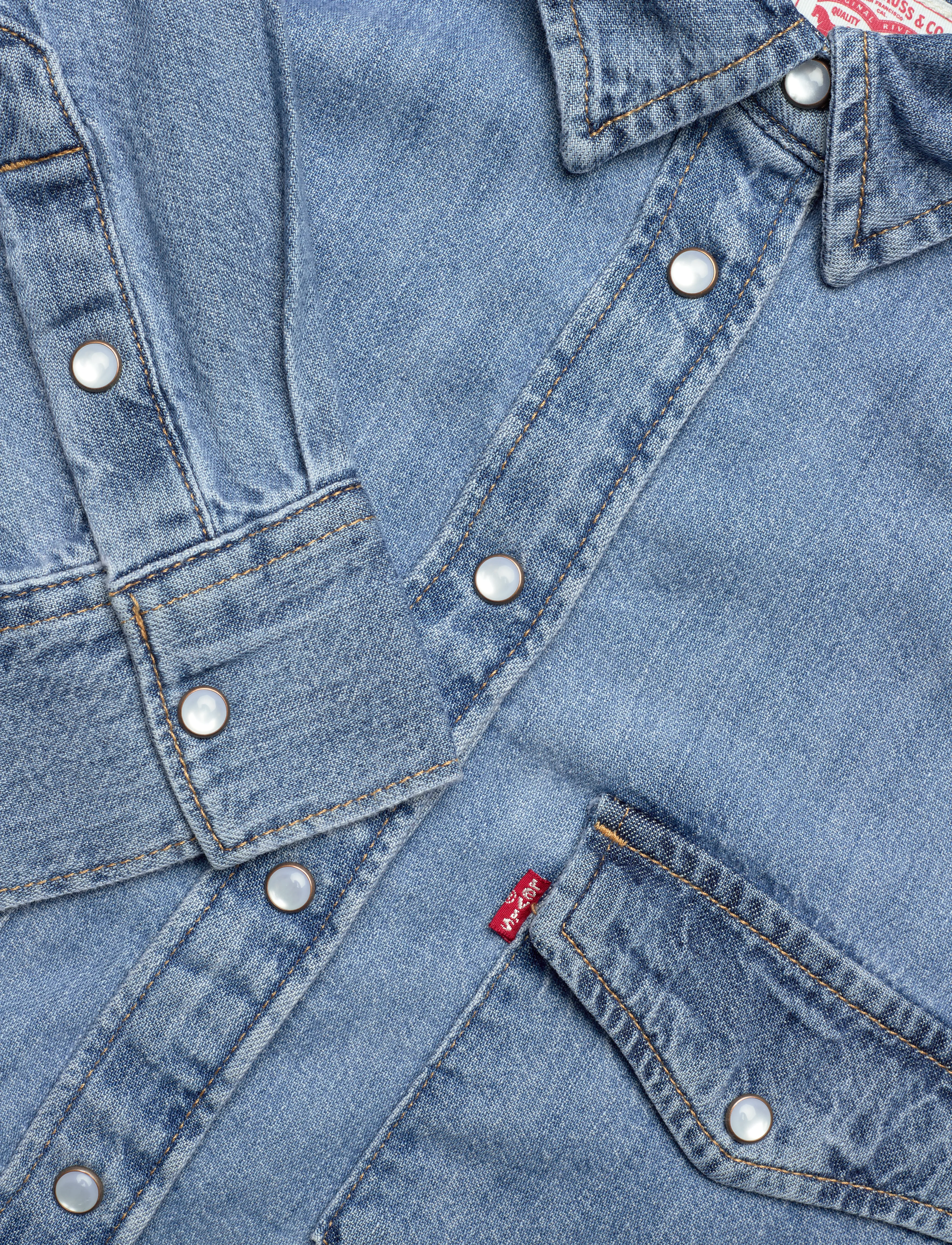 Levi's® - ICONIC WESTERN PRACTICALLY PIE - med indigo - worn in - 5