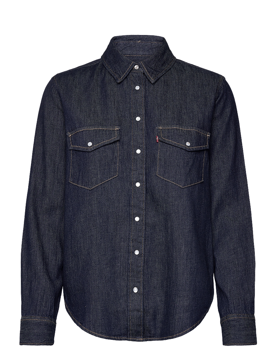 Levi's® - ICONIC WESTERN TODAYS NEWS - jeanshemden - dark indigo - flat finish - 1