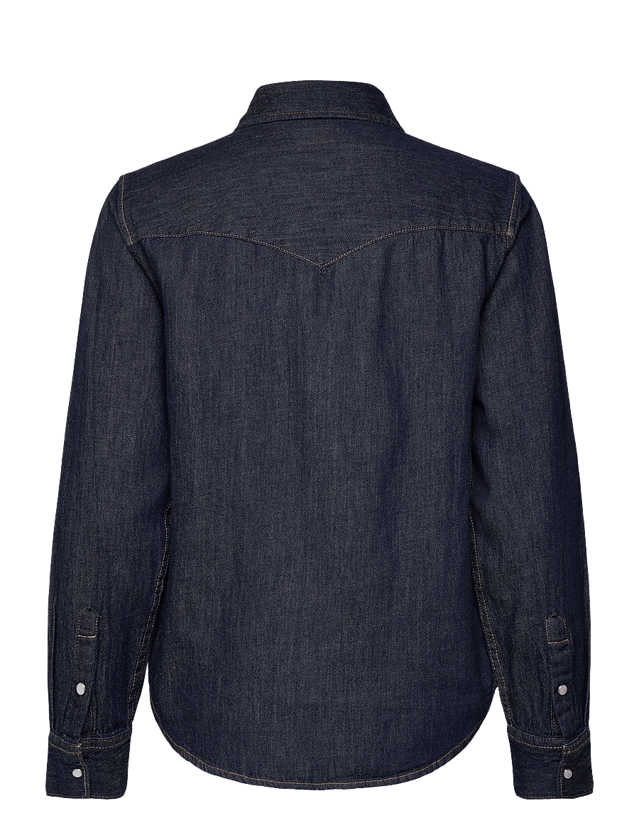 Levi's® - ICONIC WESTERN TODAYS NEWS - jeanshemden - dark indigo - flat finish - 2